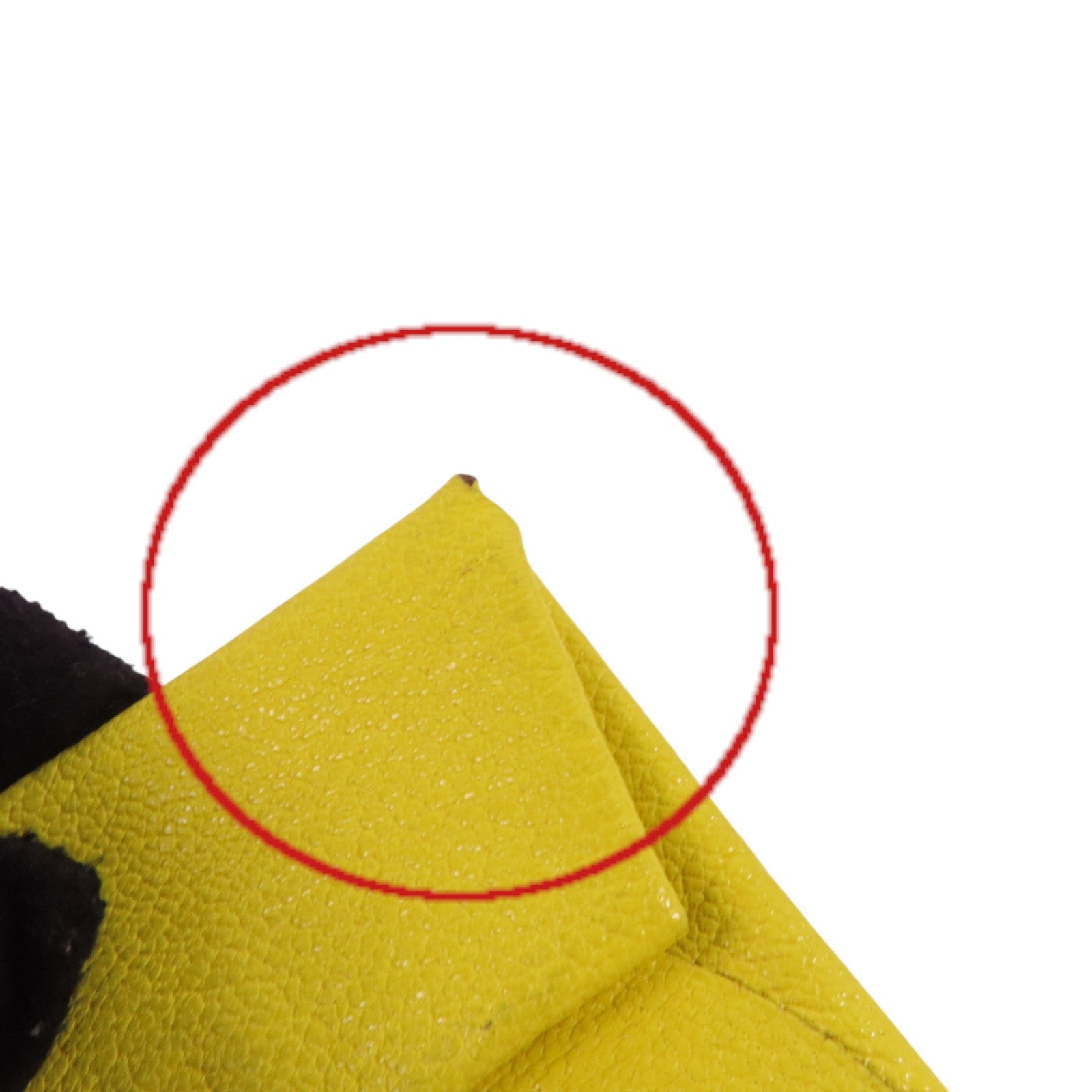 HERMES Chevre皮革Bastia銀扣零錢包