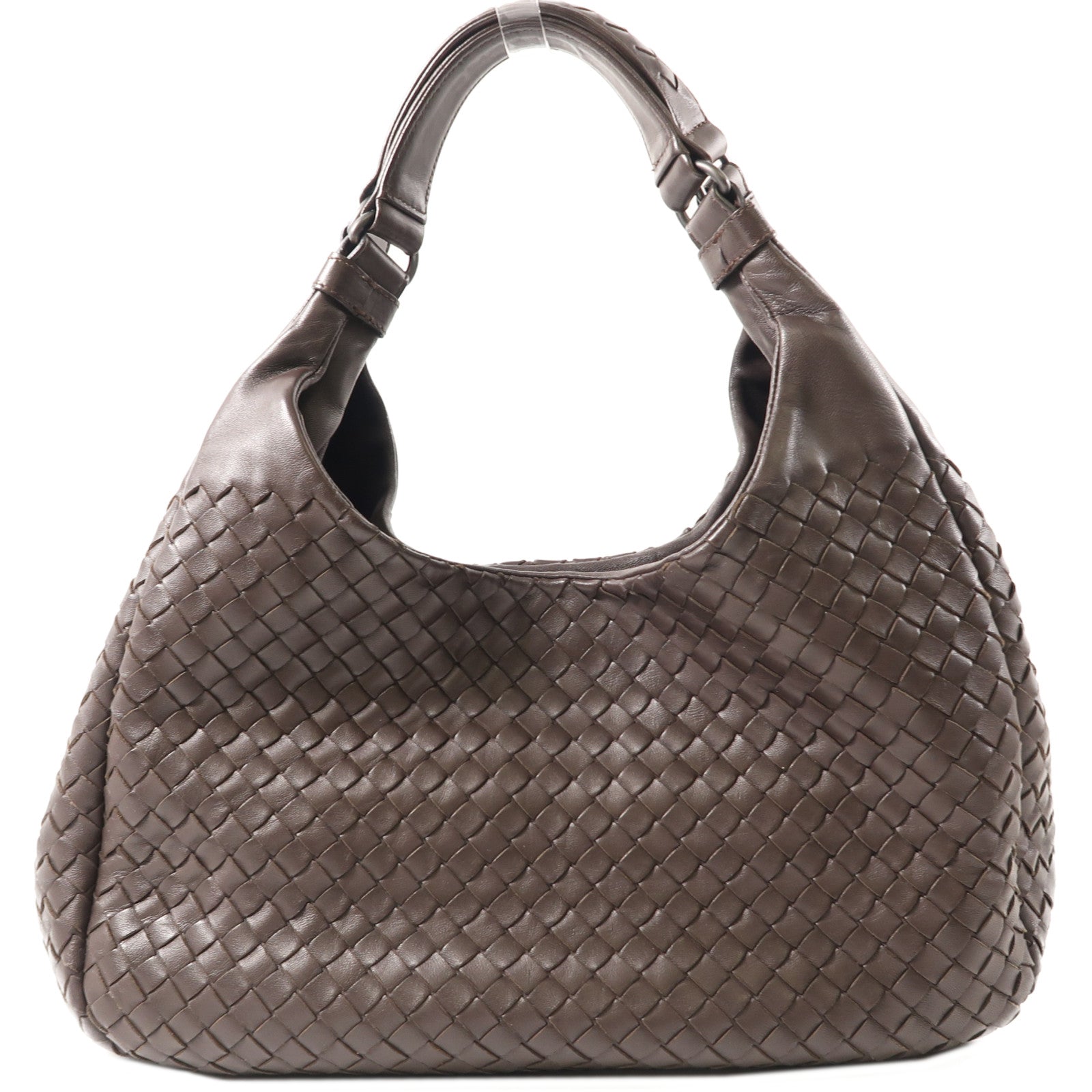 BOTTEGA VENETA 羊皮皮革Shoulder Bag肩背袋啡色