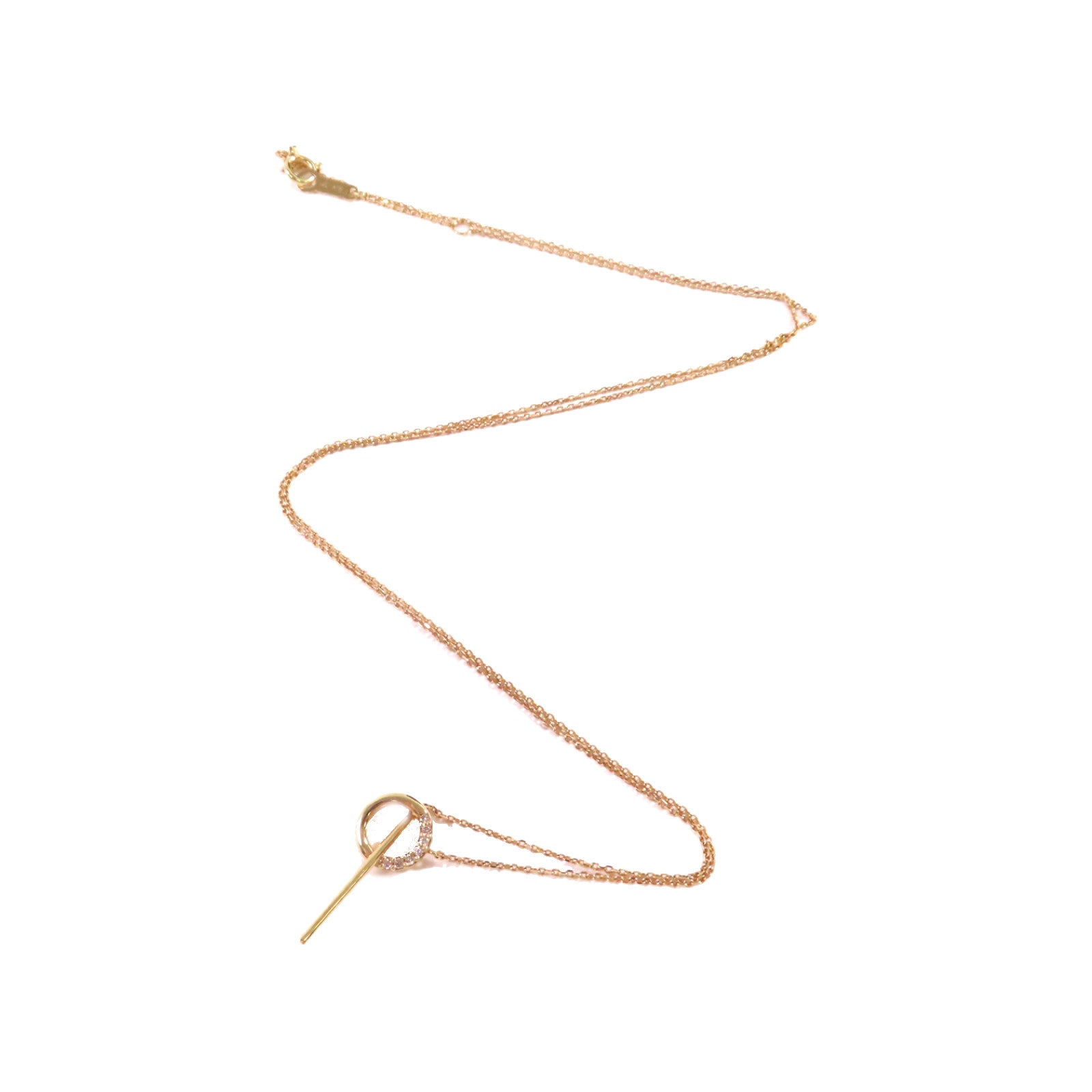 4℃ 18K黃金/鑽石Diamond Necklace項鍊
