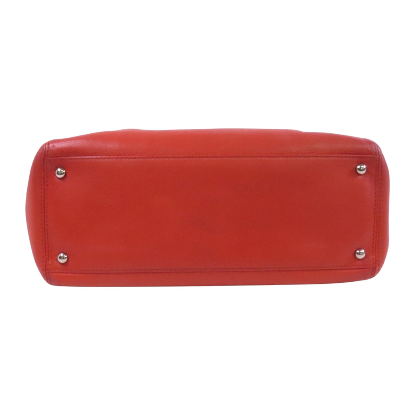 CHANEL 牛皮皮革Shoulder Bag銀扣肩背袋