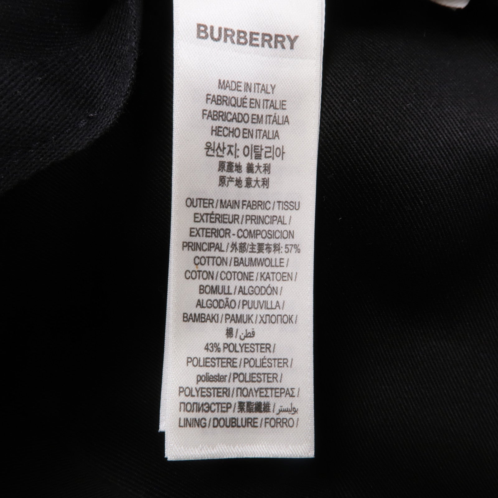 BURBERRY 帆布Cap帽子