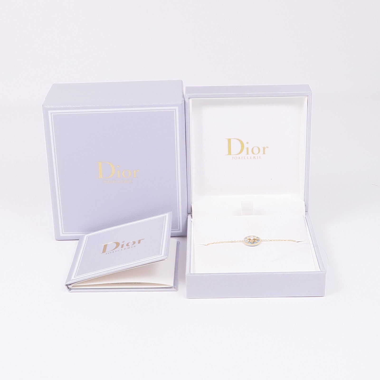 Dior 18K黃金Rose Des Vents鑽石手鏈