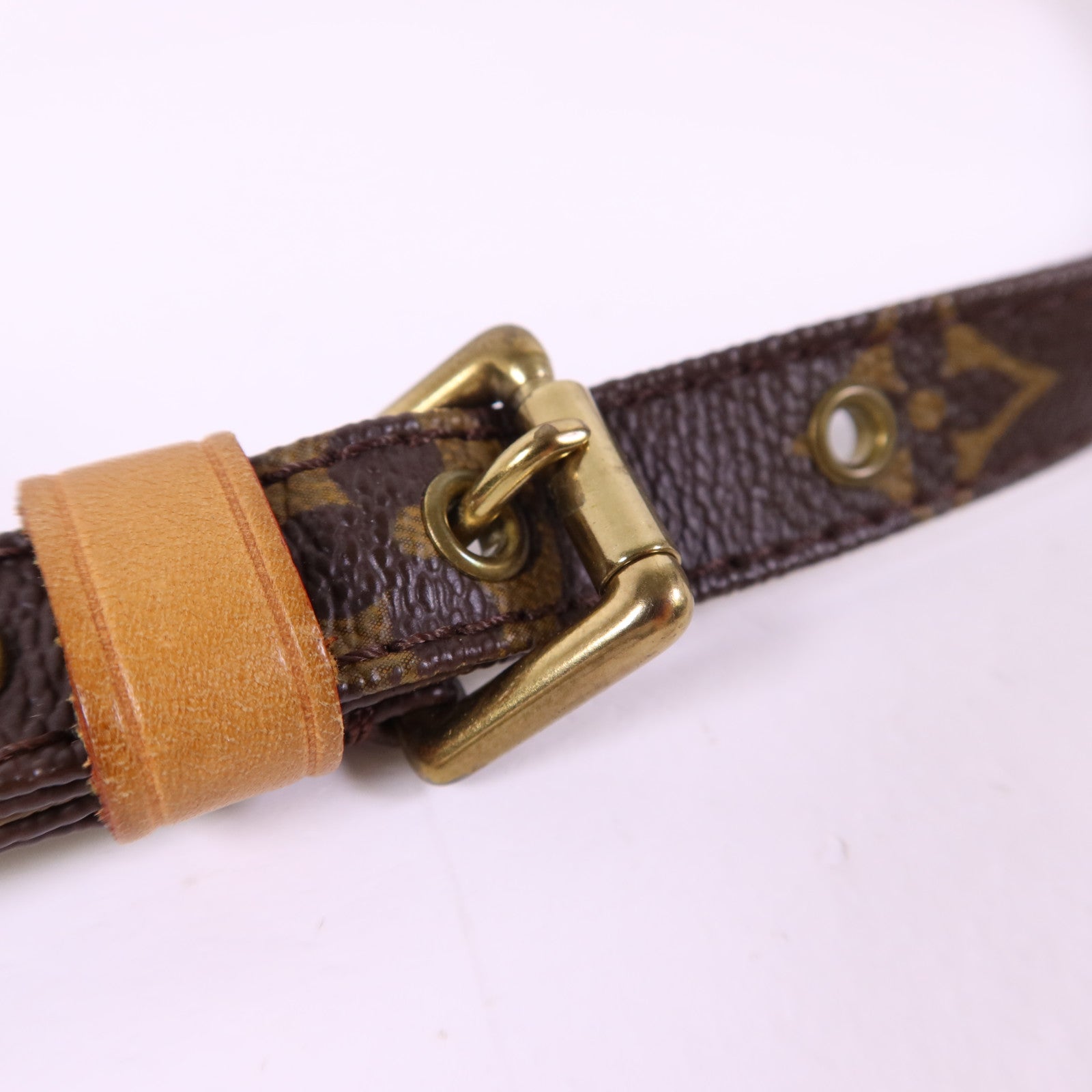 LOUIS VUITTON Monogram Shoulder Strap金扣肩帶