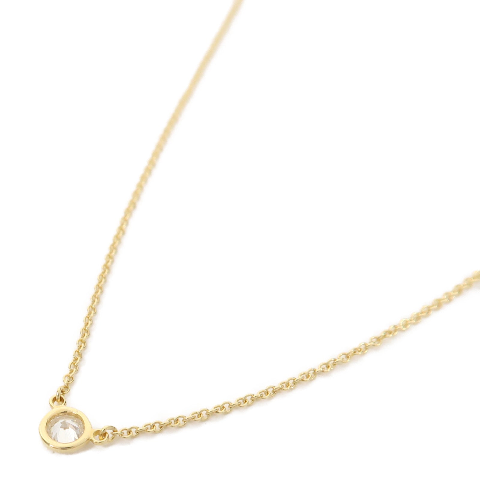 TIFFANY＆CO 18K黃金Elsa Peretti Necklace項鍊金色