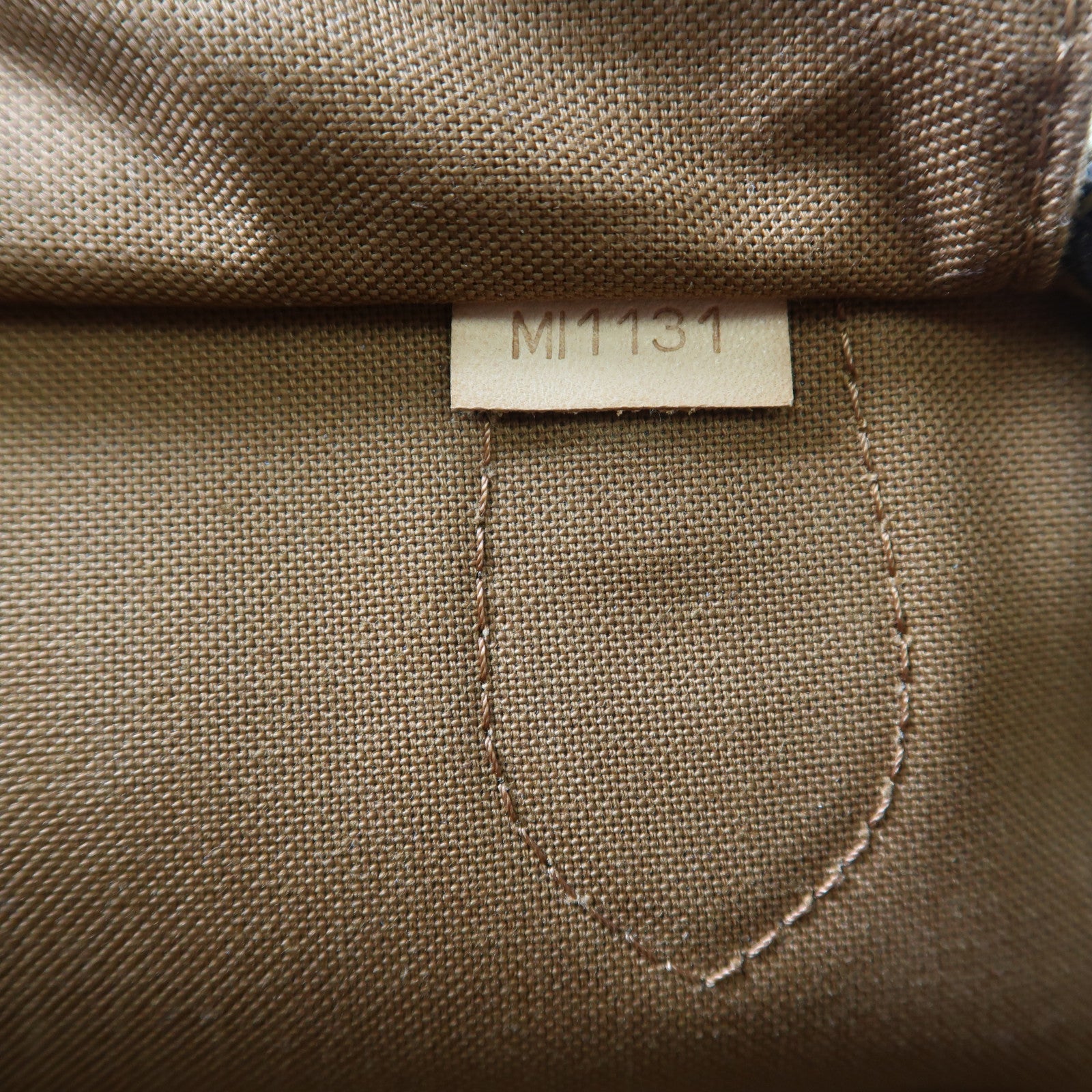 LOUIS VUITTON Monogram Montorgueil GM金扣肩背袋棕色