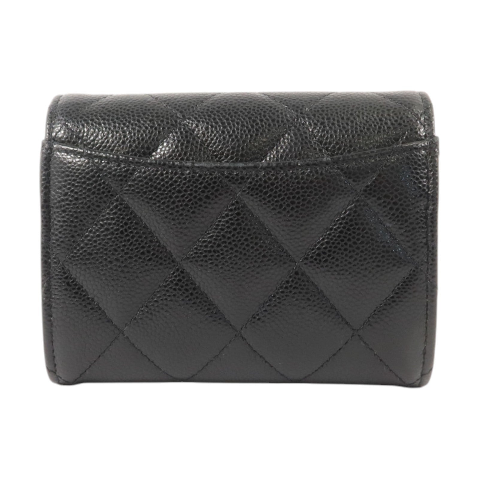 CHANEL 牛皮皮革Classic Small Flap Wallet金扣卡片套