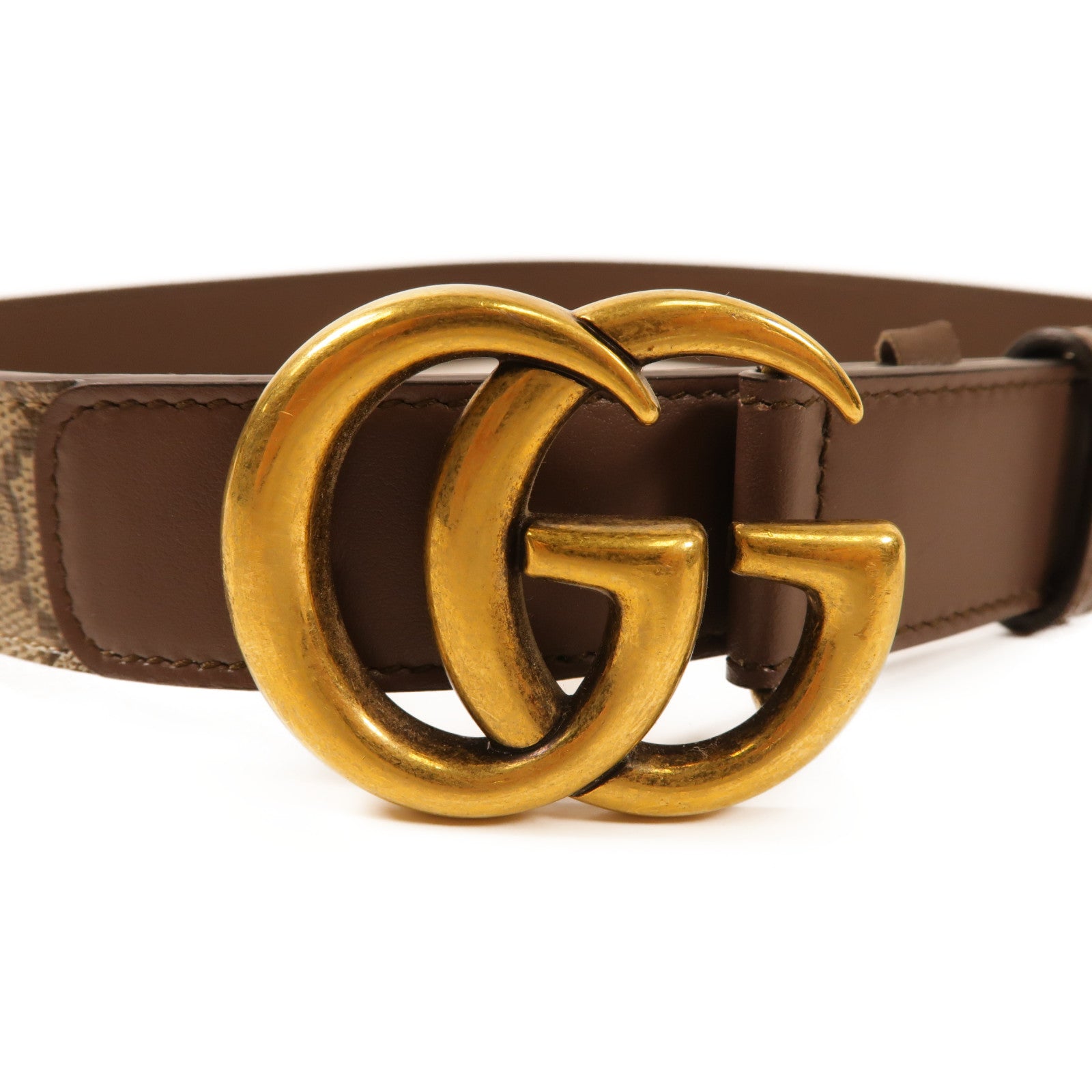 GUCCI 【激減優惠】PVC Belt金扣皮帶