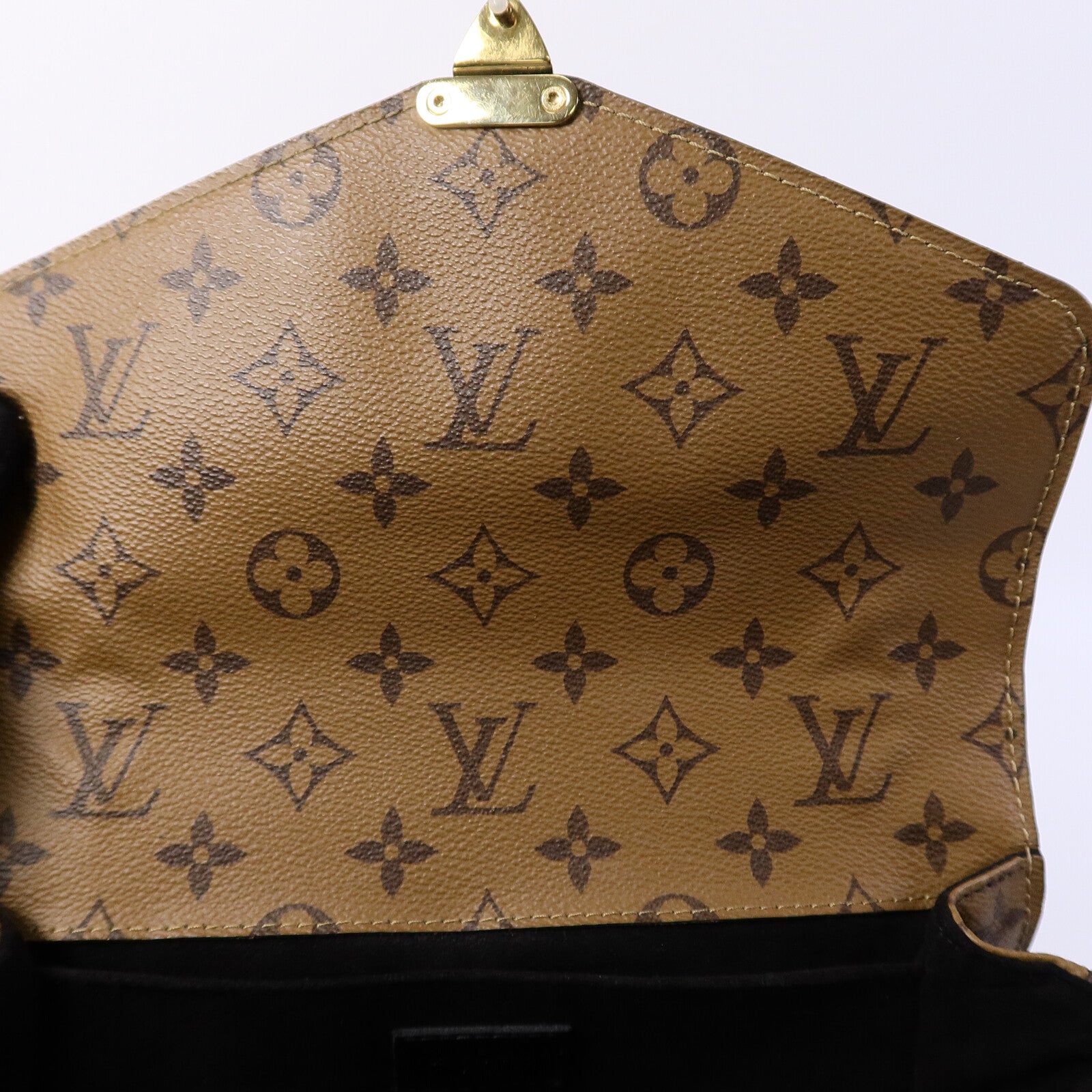 LOUIS VUITTON Monogram Reverse Pochette Metis手挽肩背兩用袋