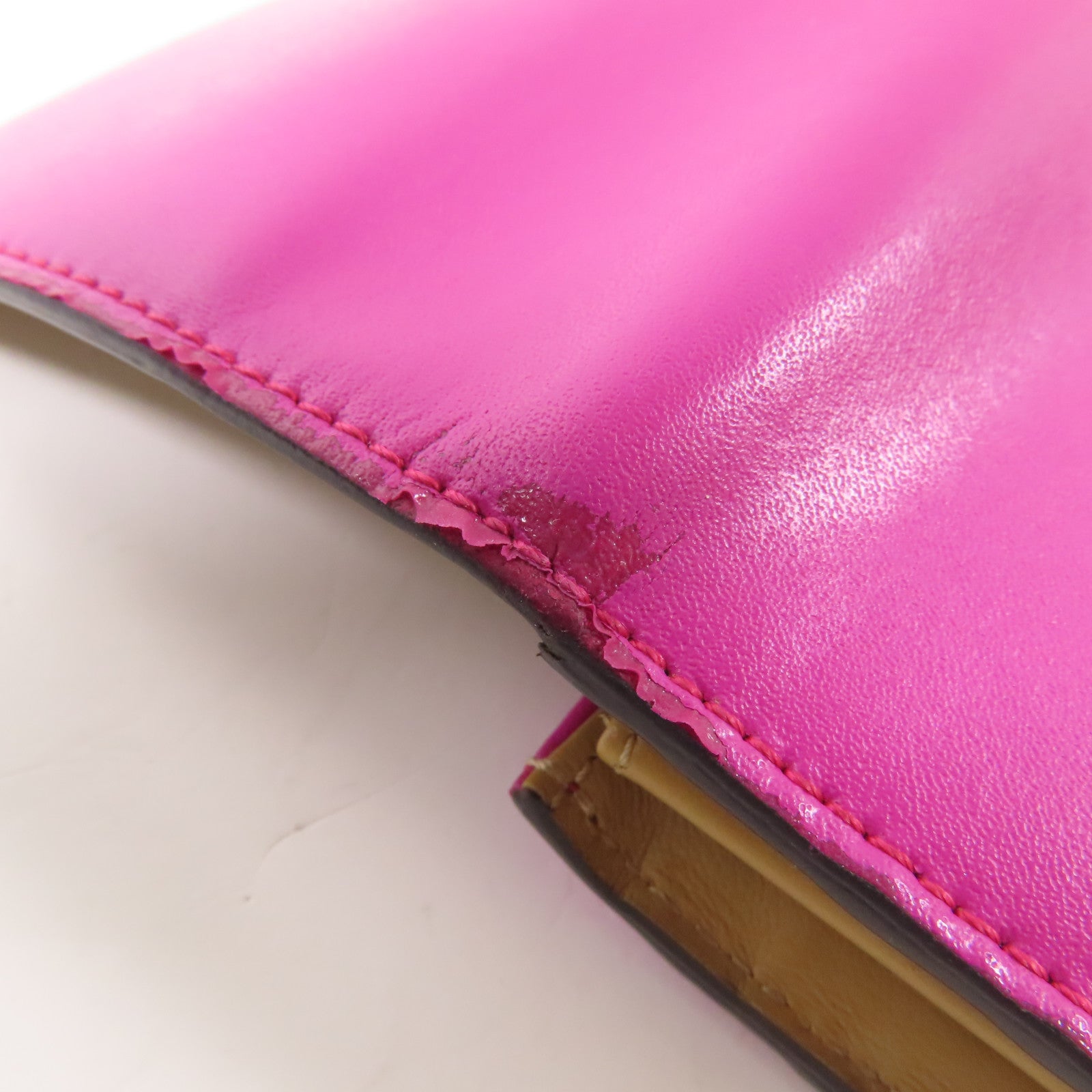 FENDI 牛皮皮革Long Wallet金扣長錢包