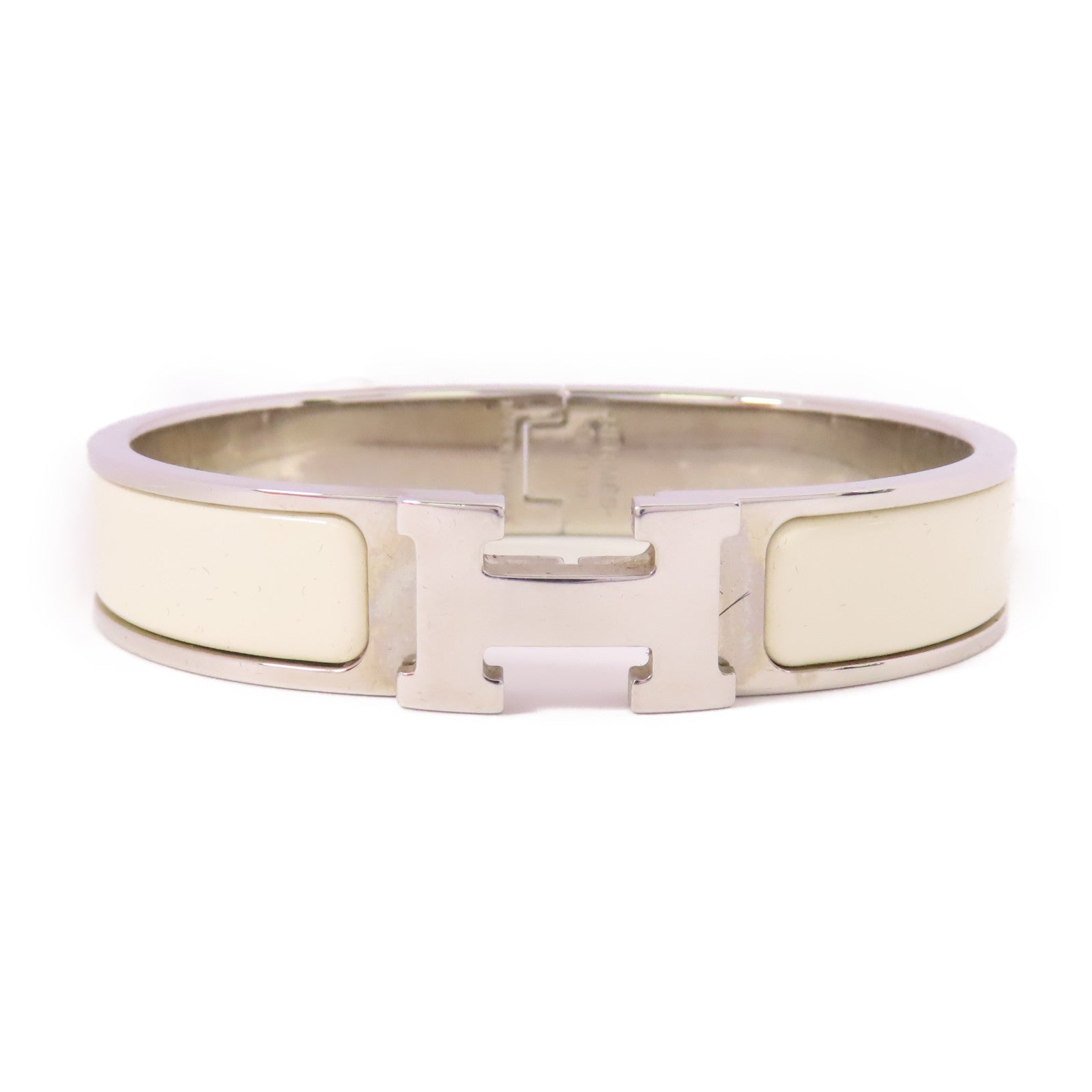 HERMES 琺瑯/金屬Clic H Bracelet手鐲