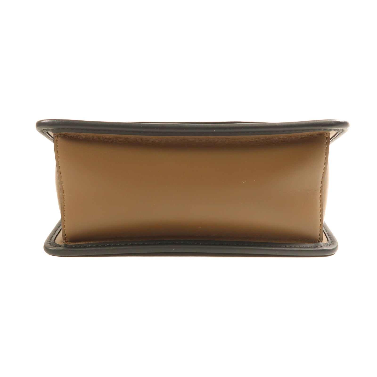 FENDI GHW Shoulder Bag 8BT286 Calfskin Leather Brown