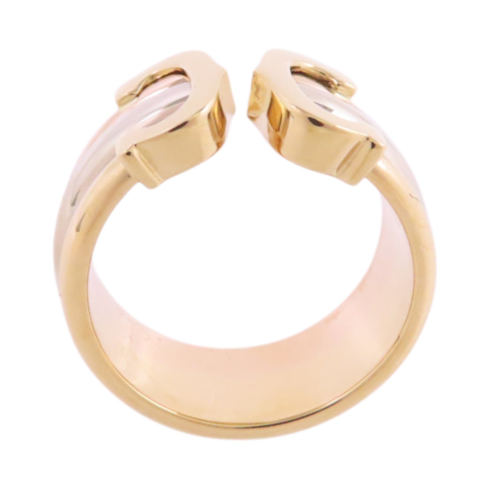 CARTIER 18K白金/黃金/玫瑰金C2 Ring戒指#51/US#6.5