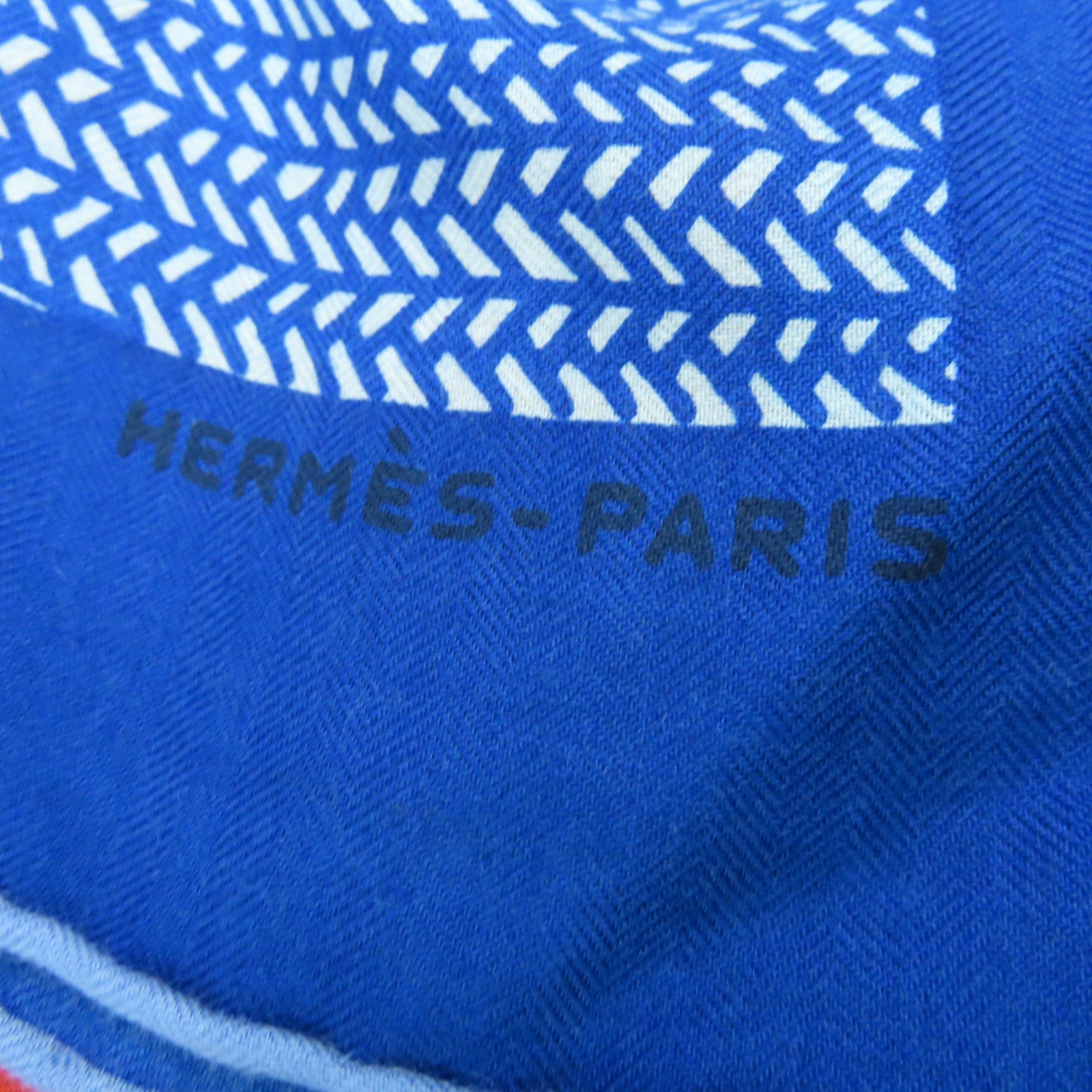 HERMES 【激減優惠】絲質羊絨Mon Premier Galop Shawl 140絲巾彩色/藍色