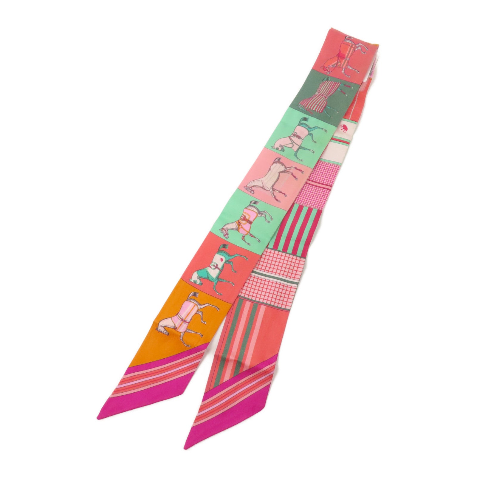 HERMES 絲質Twilly絲巾