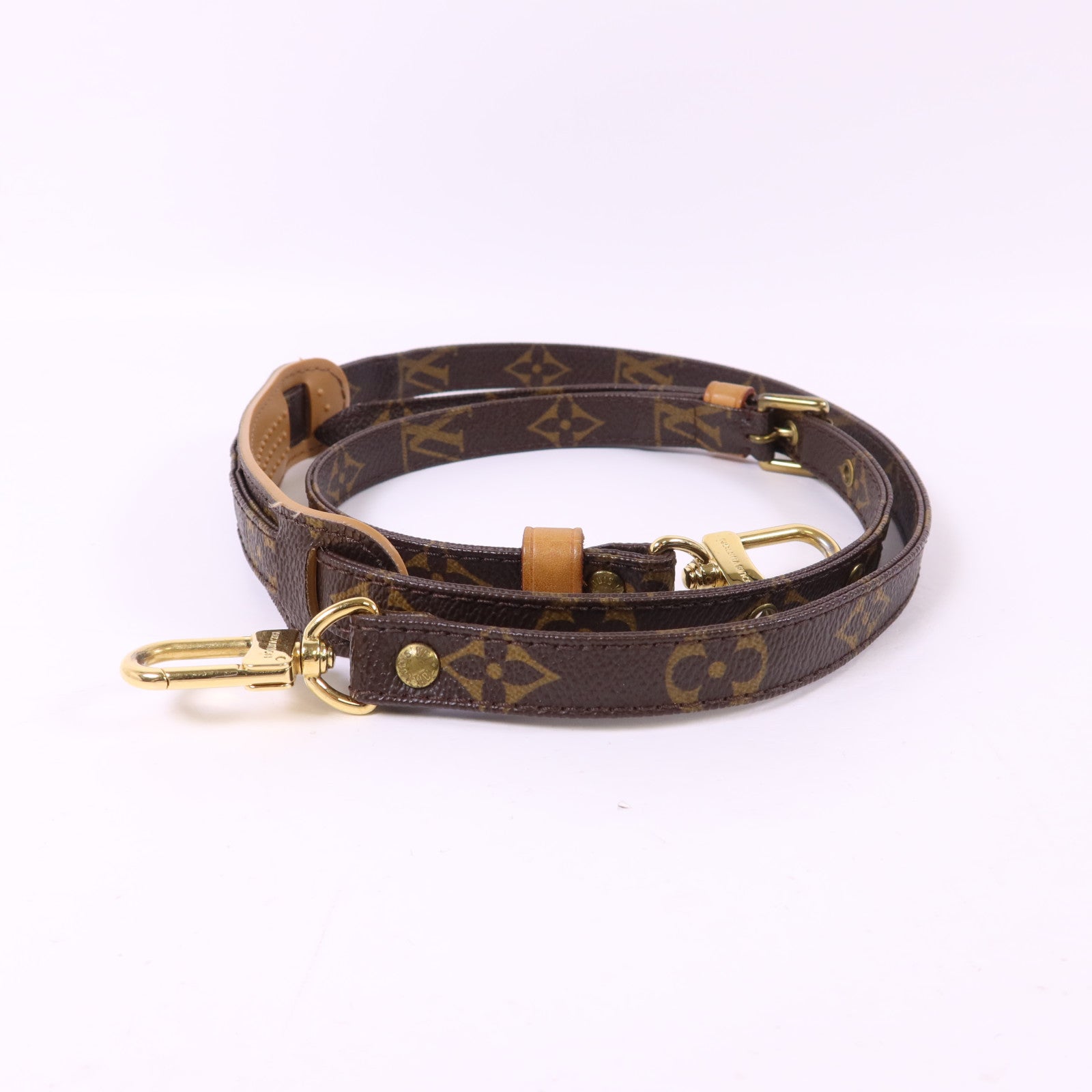 LOUIS VUITTON Monogram Shoulder Strap金扣肩帶