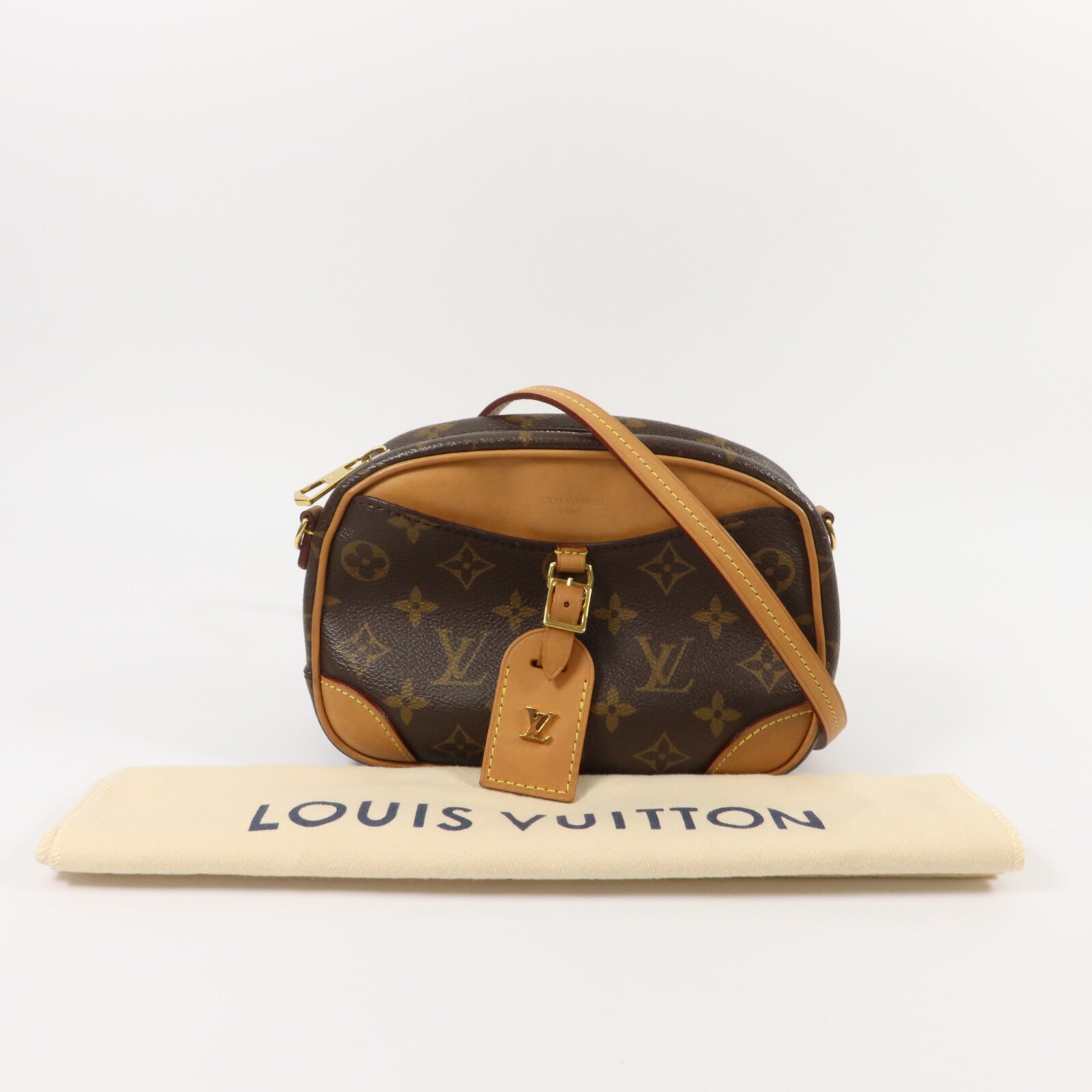 LOUIS VUITTON Monogram Deauville Mini肩背袋