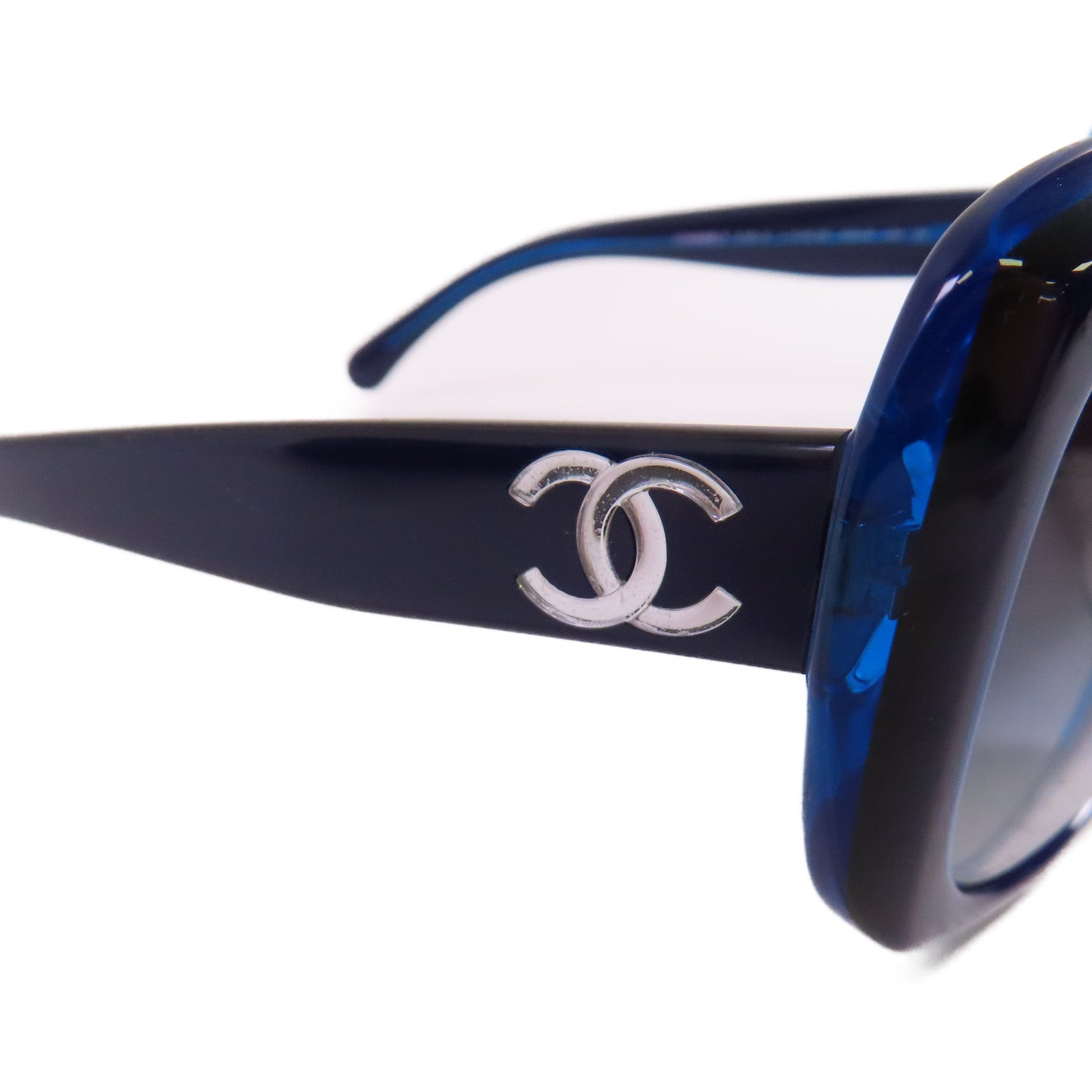 CHANEL PVC Sunglasses太陽眼鏡深藍色