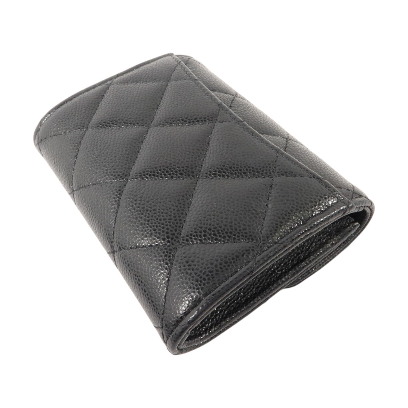 CHANEL 牛皮皮革Classic Small Flap Wallet金扣卡片套