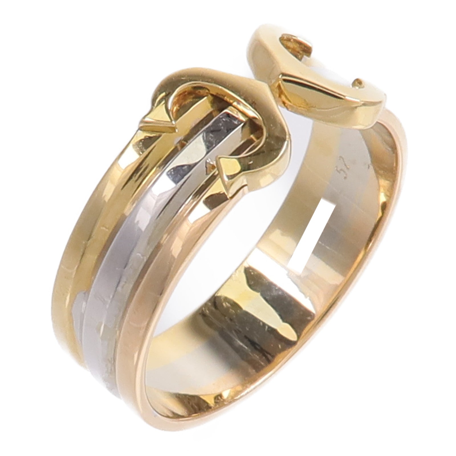 CARTIER 18K白金/黃金/玫瑰金C2 Ring戒指