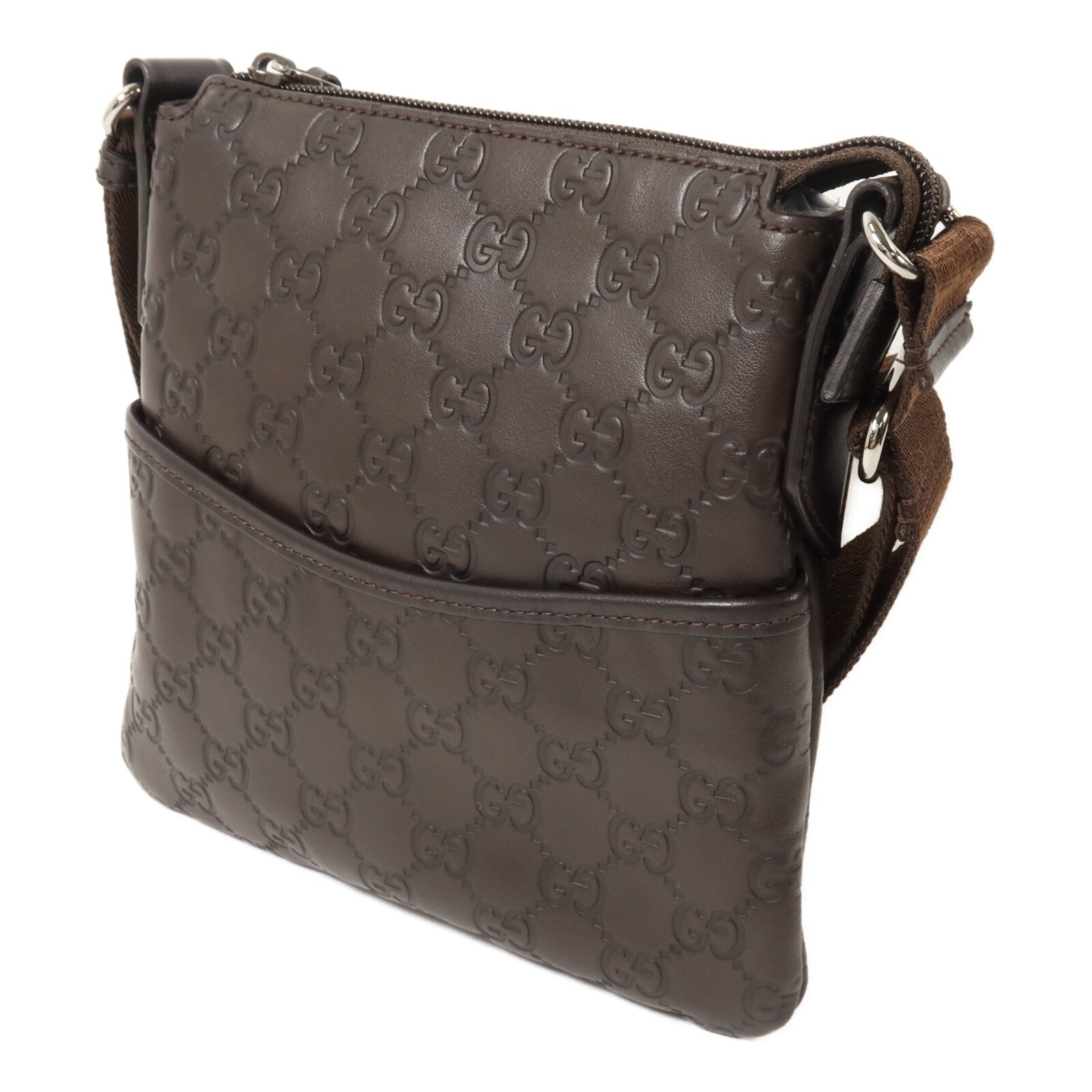 GUCCI 牛皮皮革Guccissima Mini Messenger肩背袋