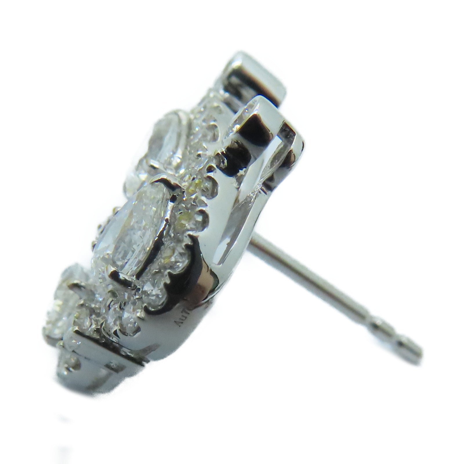 JEWELRY 【激減優惠】18K白金Diamond Earrings 0.502/0.128/0.810ct鑽石耳環