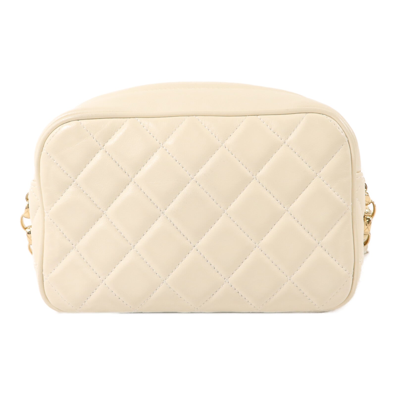 CHANEL 羊皮皮革Camera Bag鏈帶肩背袋