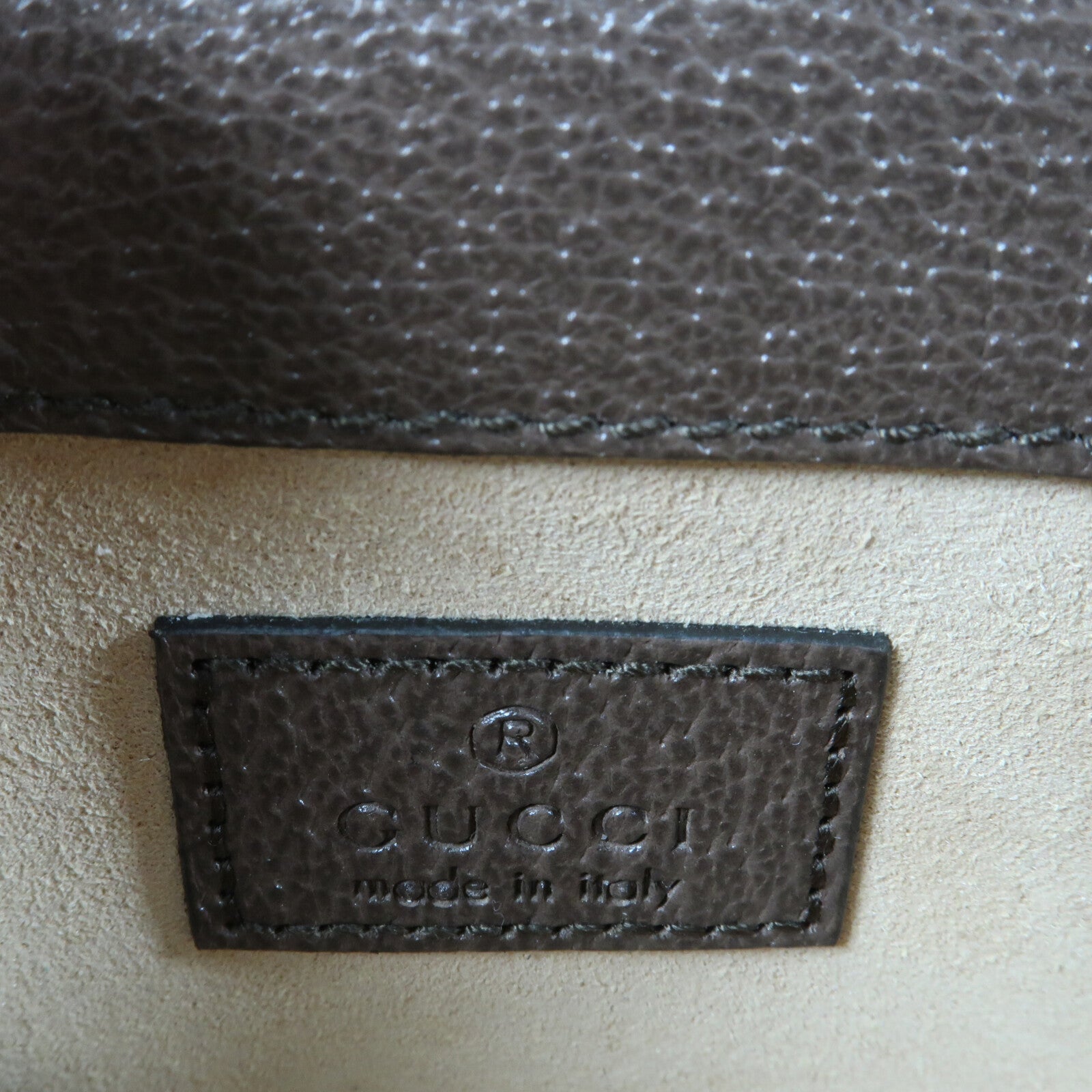 GUCCI 帆布/牛皮皮革Dionysus銀扣鏈帶肩背袋