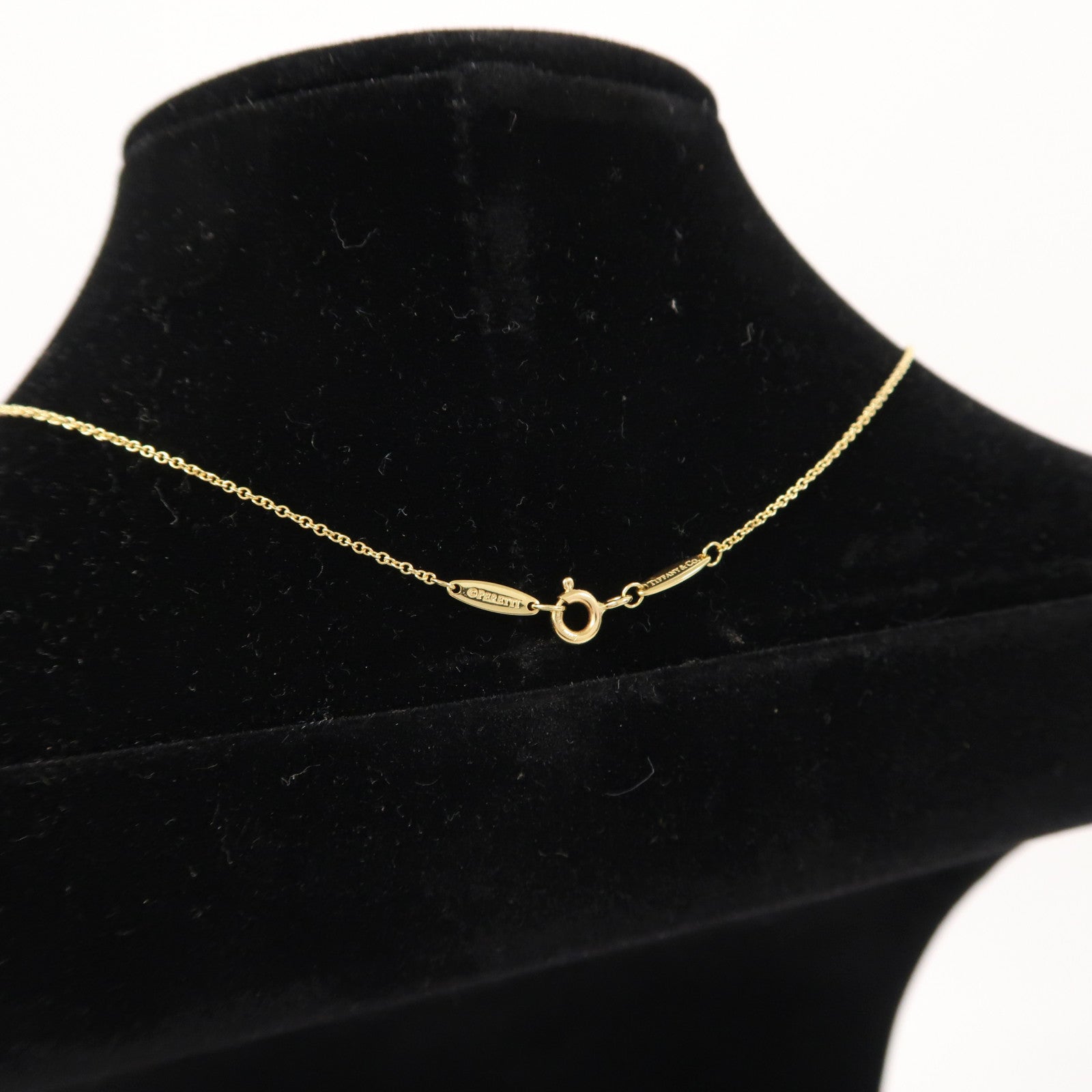 TIFFANY＆CO 18K黃金Elsa Peretti Necklace項鍊金色