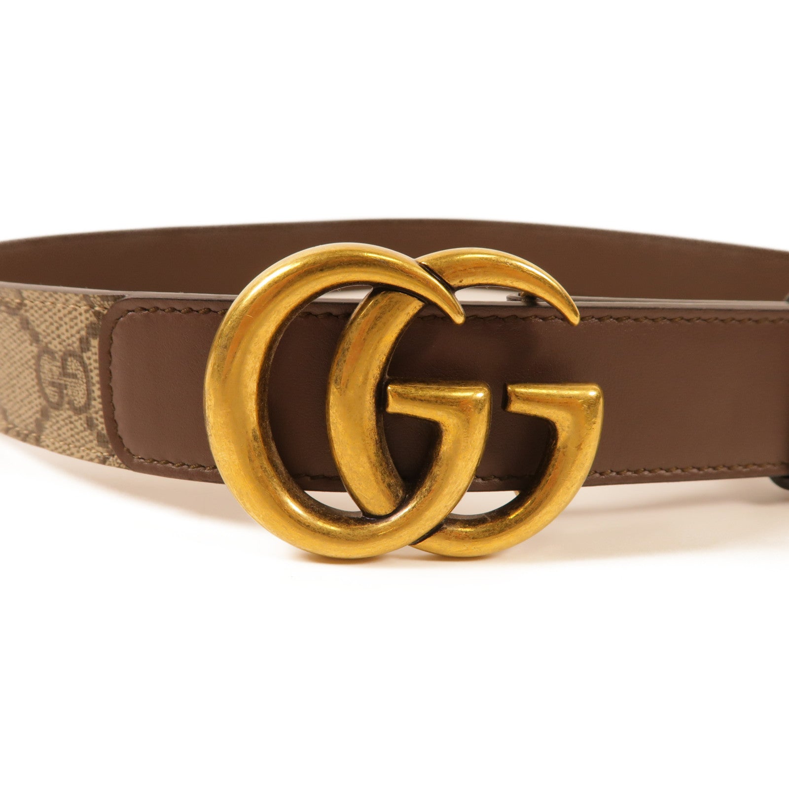 GUCCI 【激減優惠】PVC Belt金扣皮帶