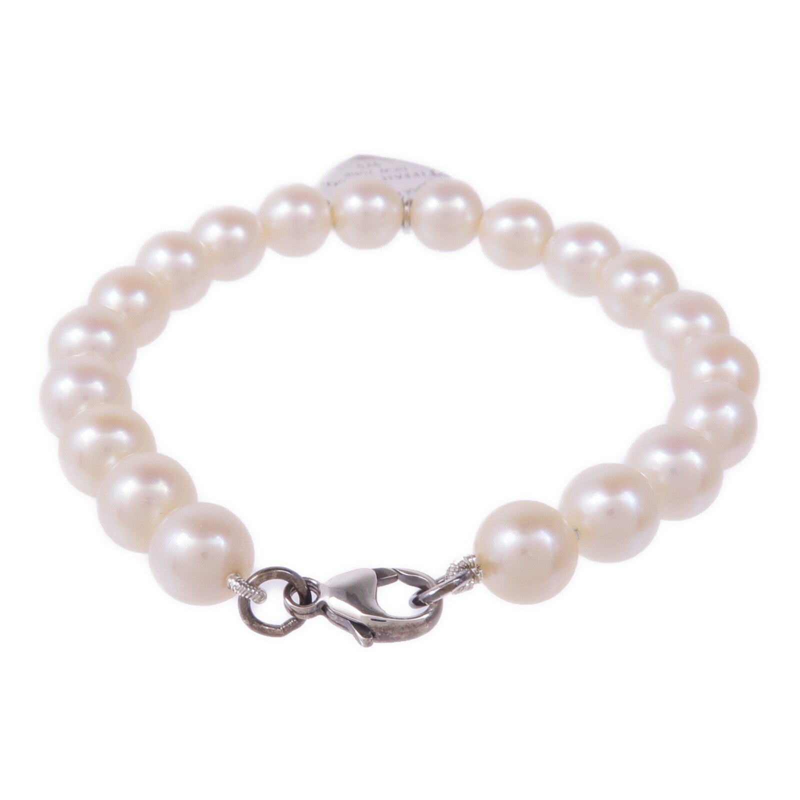 TIFFANY＆CO 925純銀Pearl Bracelet珍珠手鏈