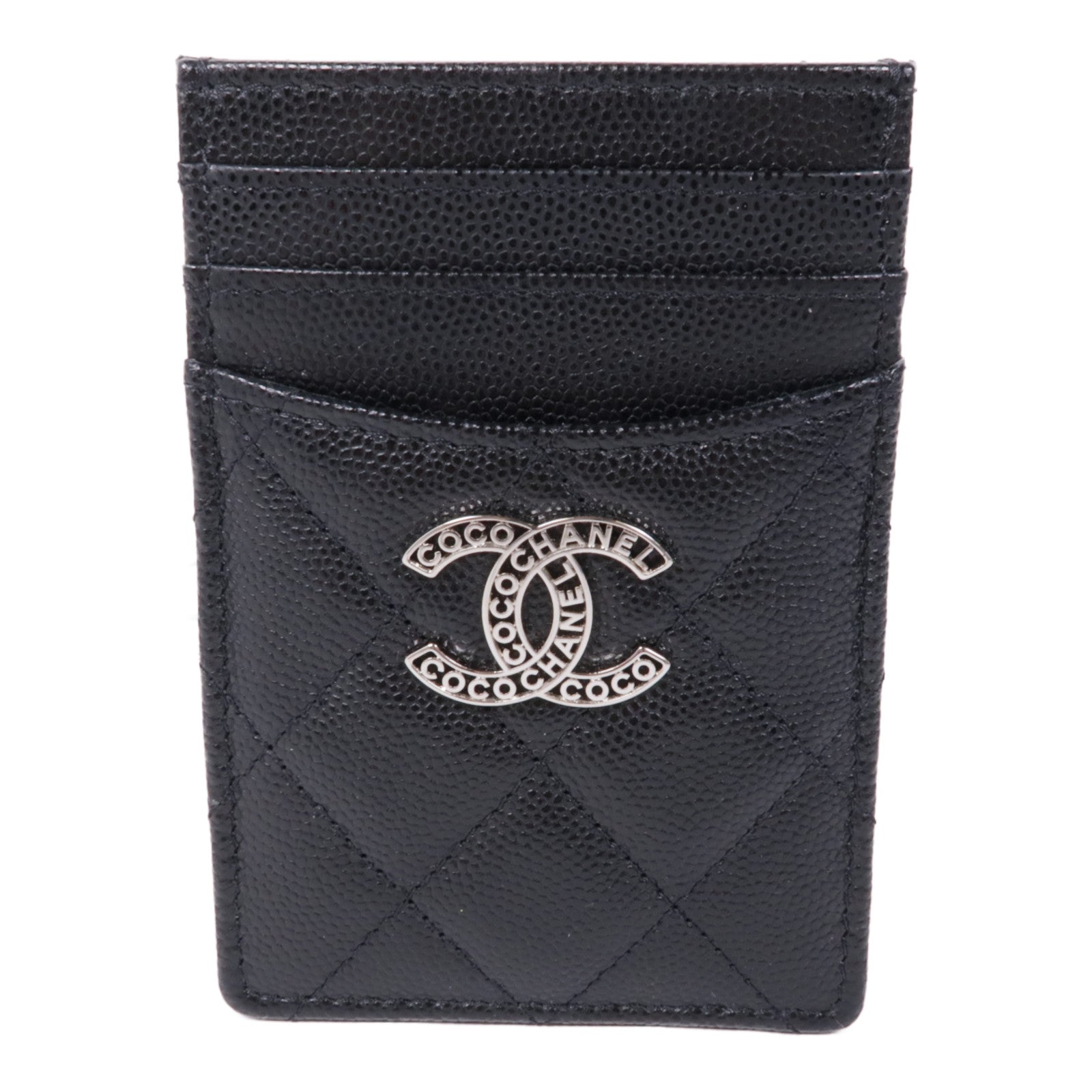 CHANEL 牛皮皮革Card Case卡片套黑色