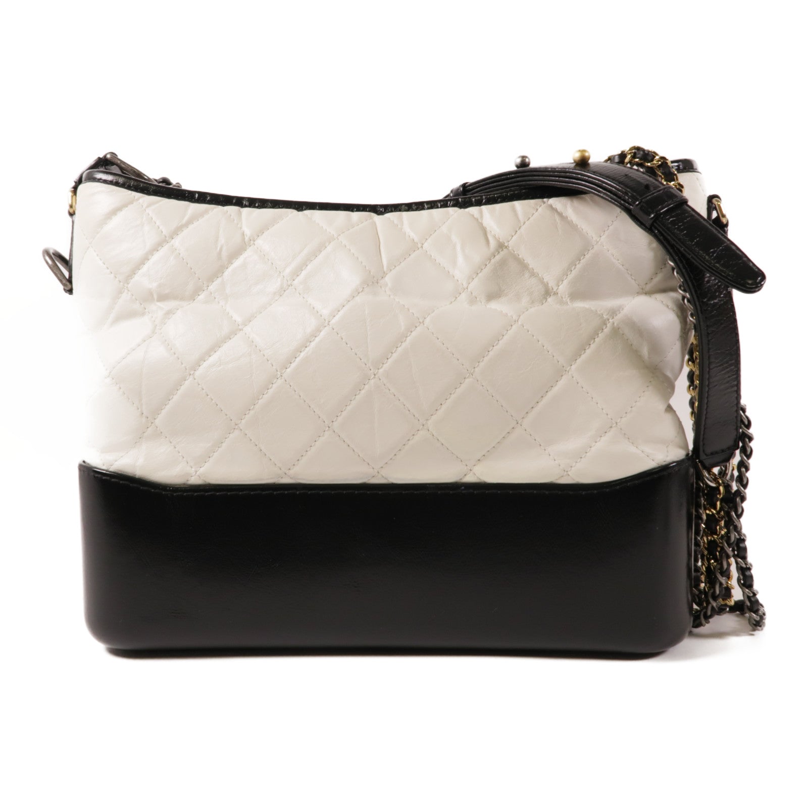 CHANEL 牛皮皮革Gabrielle Large鏈帶肩背袋