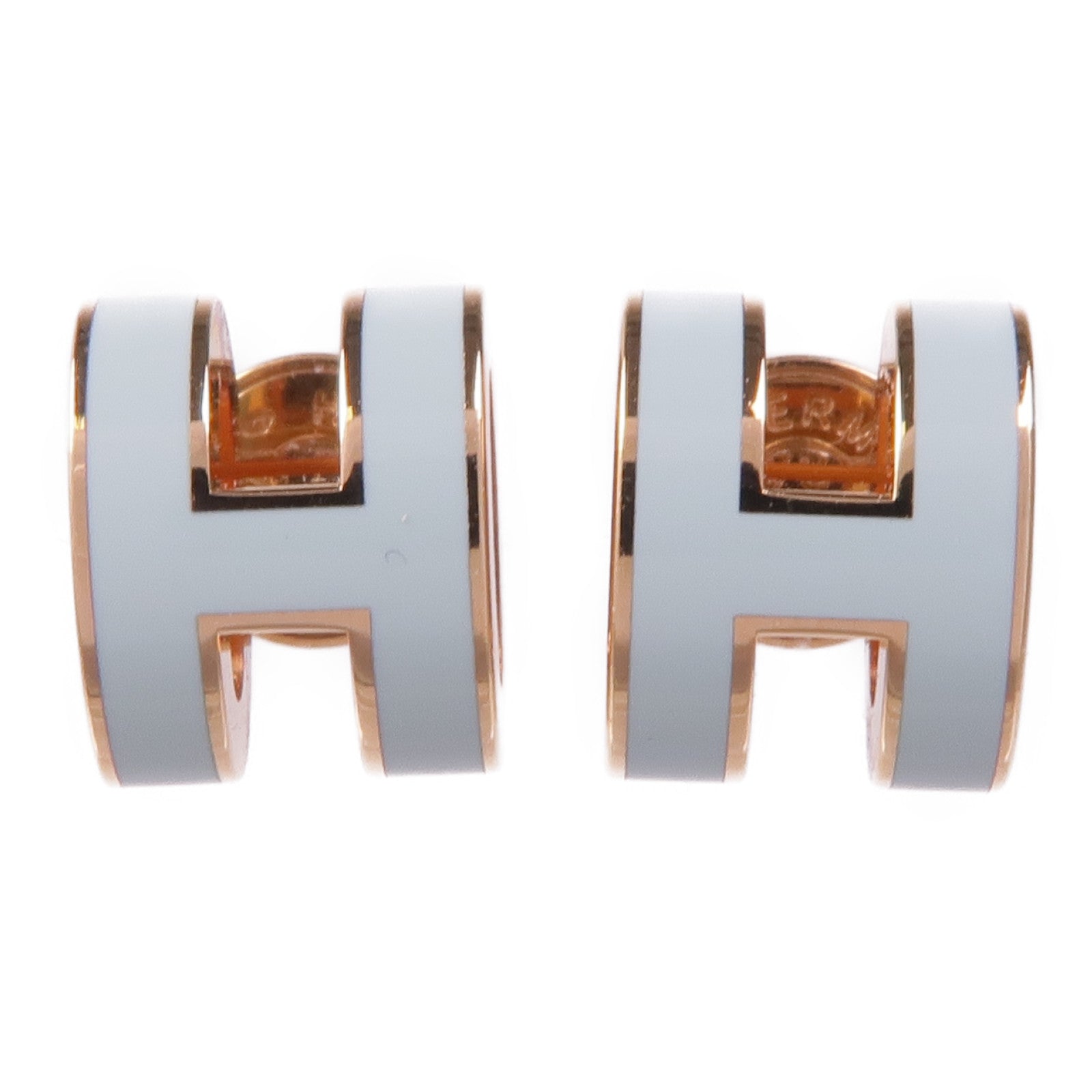 HERMES 金屬Mini Pop H耳環