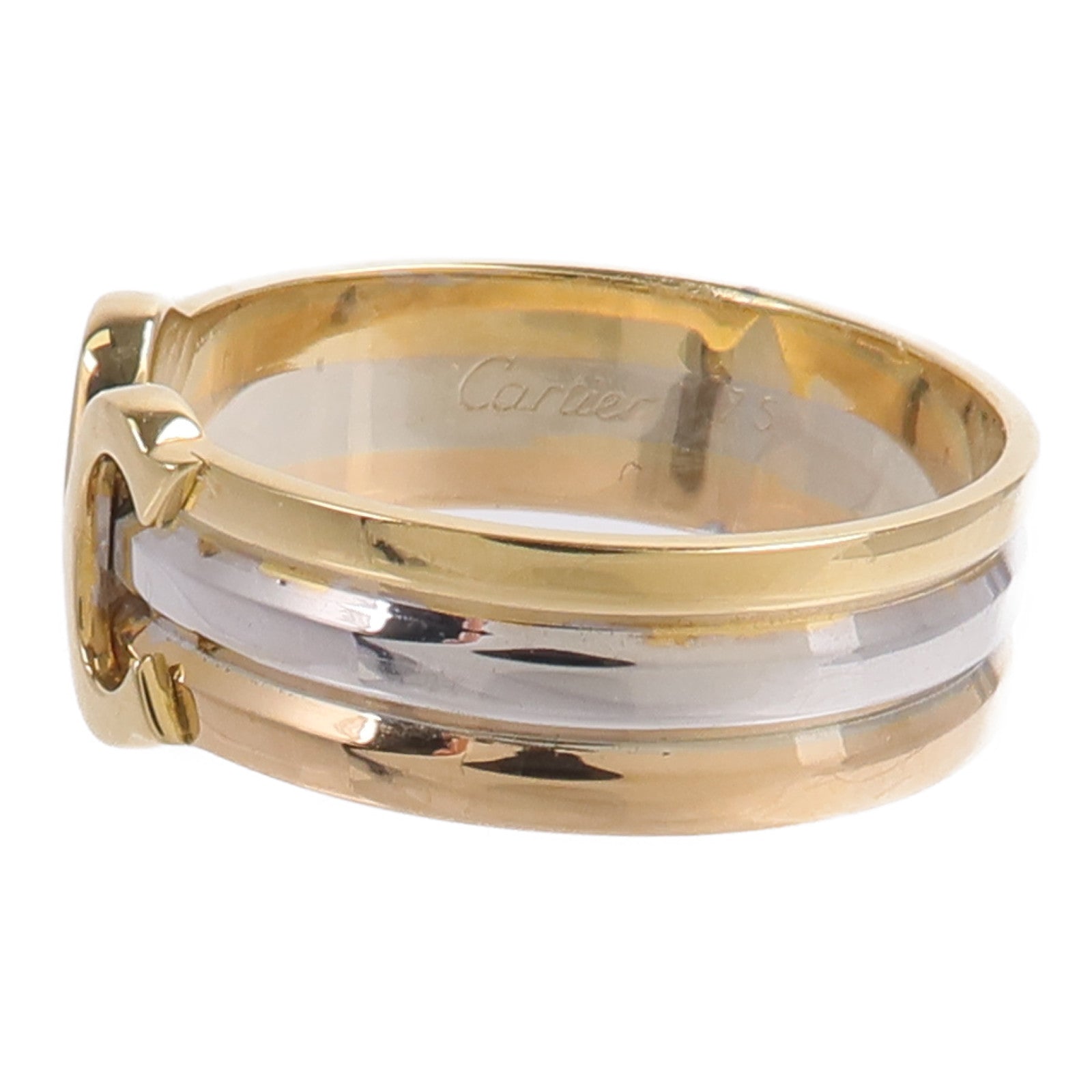 CARTIER 18K白金/黃金/玫瑰金C2 Ring戒指