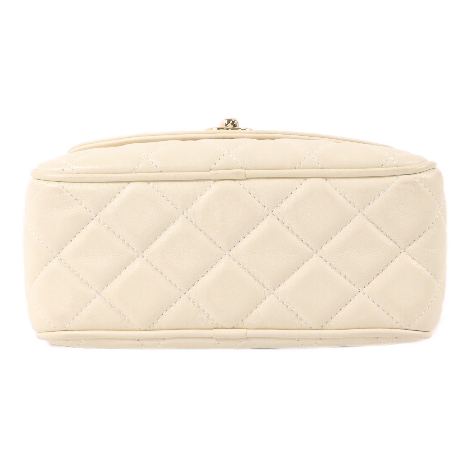 CHANEL 羊皮皮革Camera Bag鏈帶肩背袋