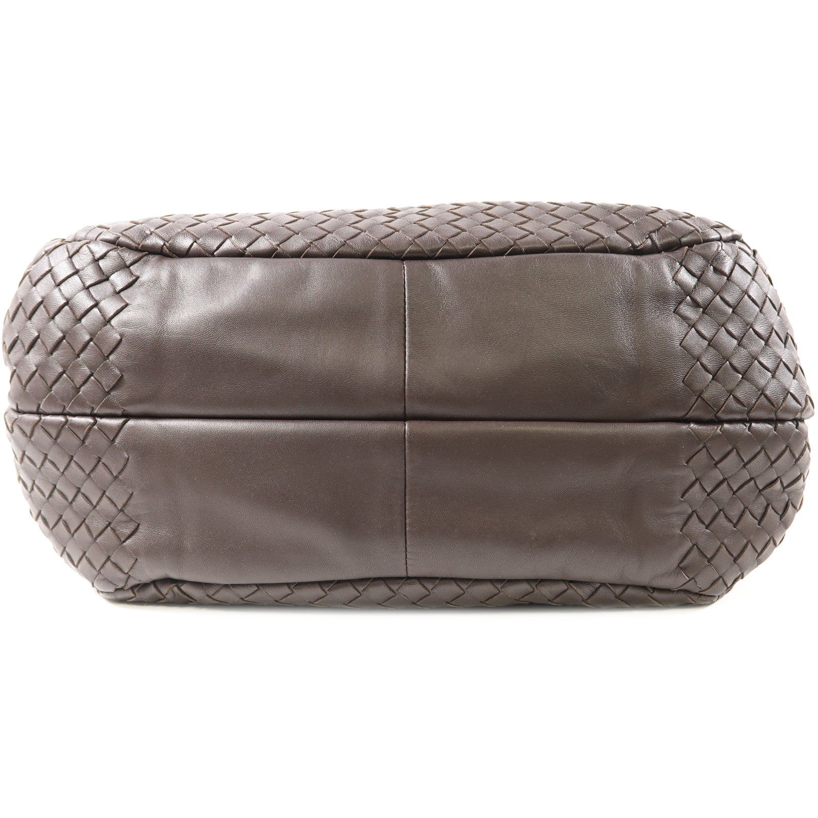 BOTTEGA VENETA 羊皮皮革Shoulder Bag肩背袋啡色