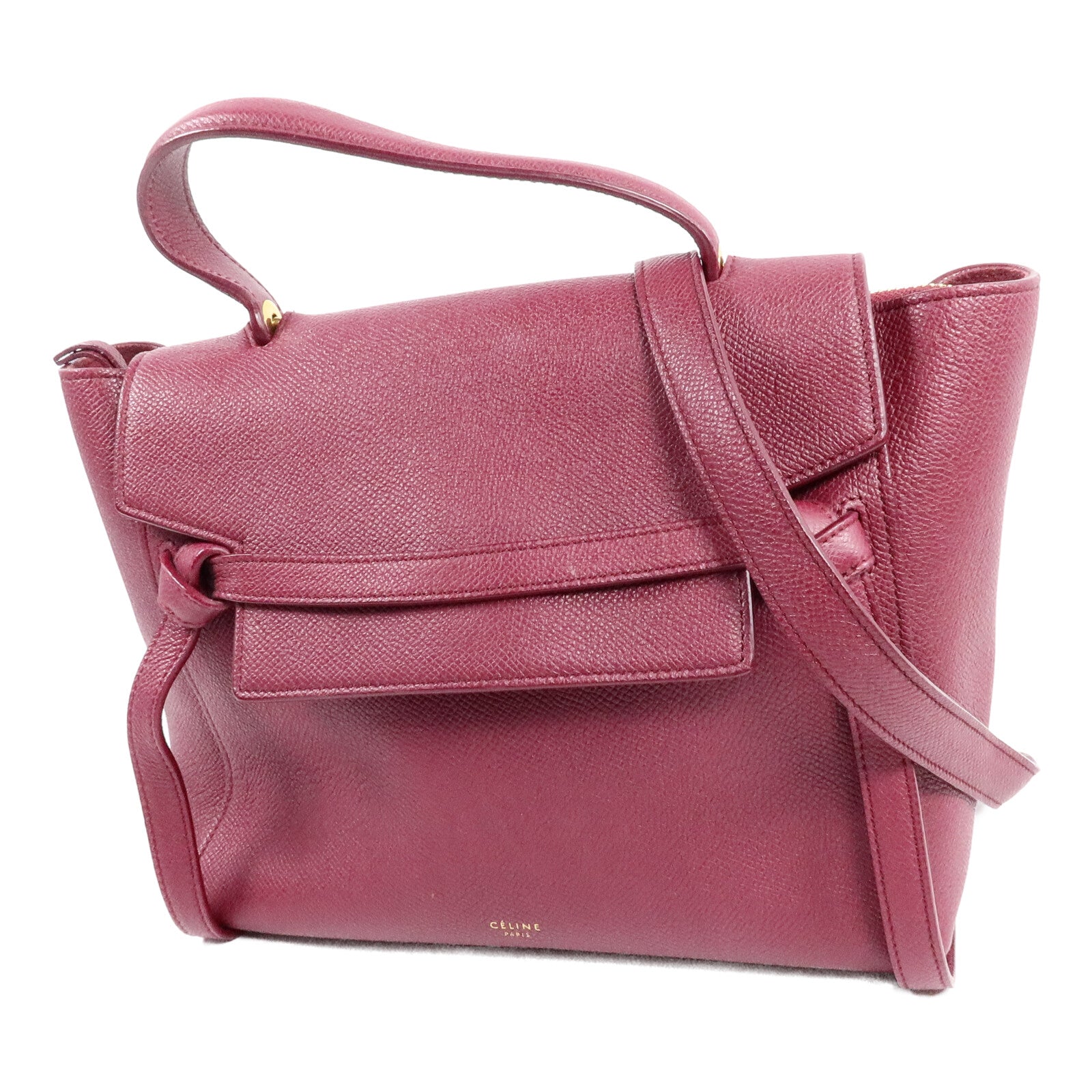 CELINE 牛皮皮革Micro Belt Bag手挽肩背兩用袋