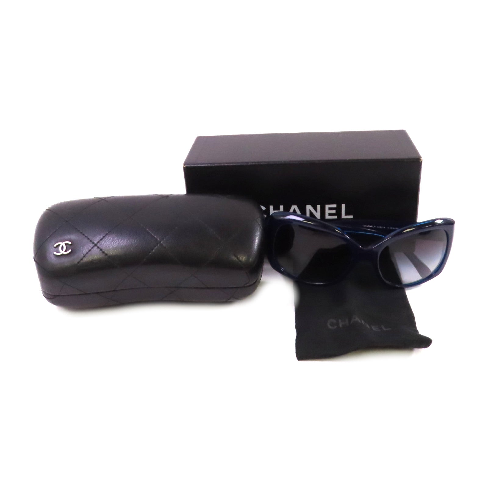 CHANEL PVC Sunglasses太陽眼鏡深藍色