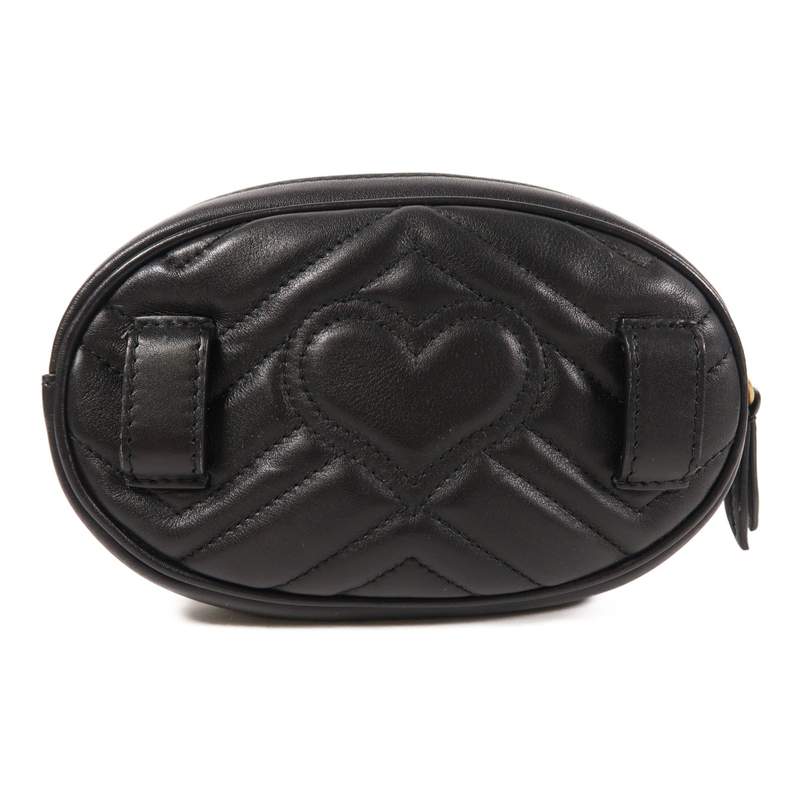 GUCCI 【激減優惠】牛皮皮革GG Marmont金扣腰包