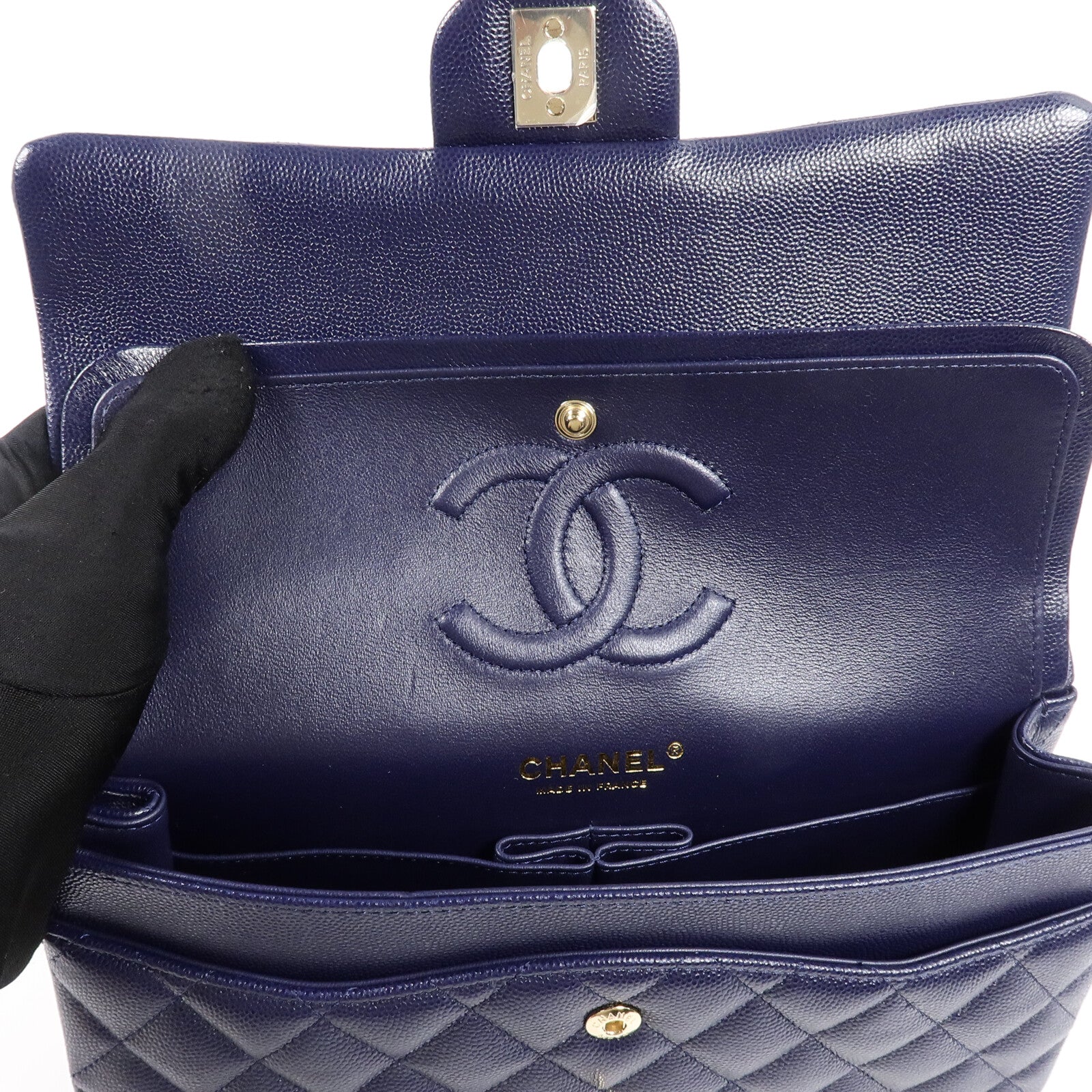 CHANEL 牛皮皮革Classic 25鏈帶肩背袋