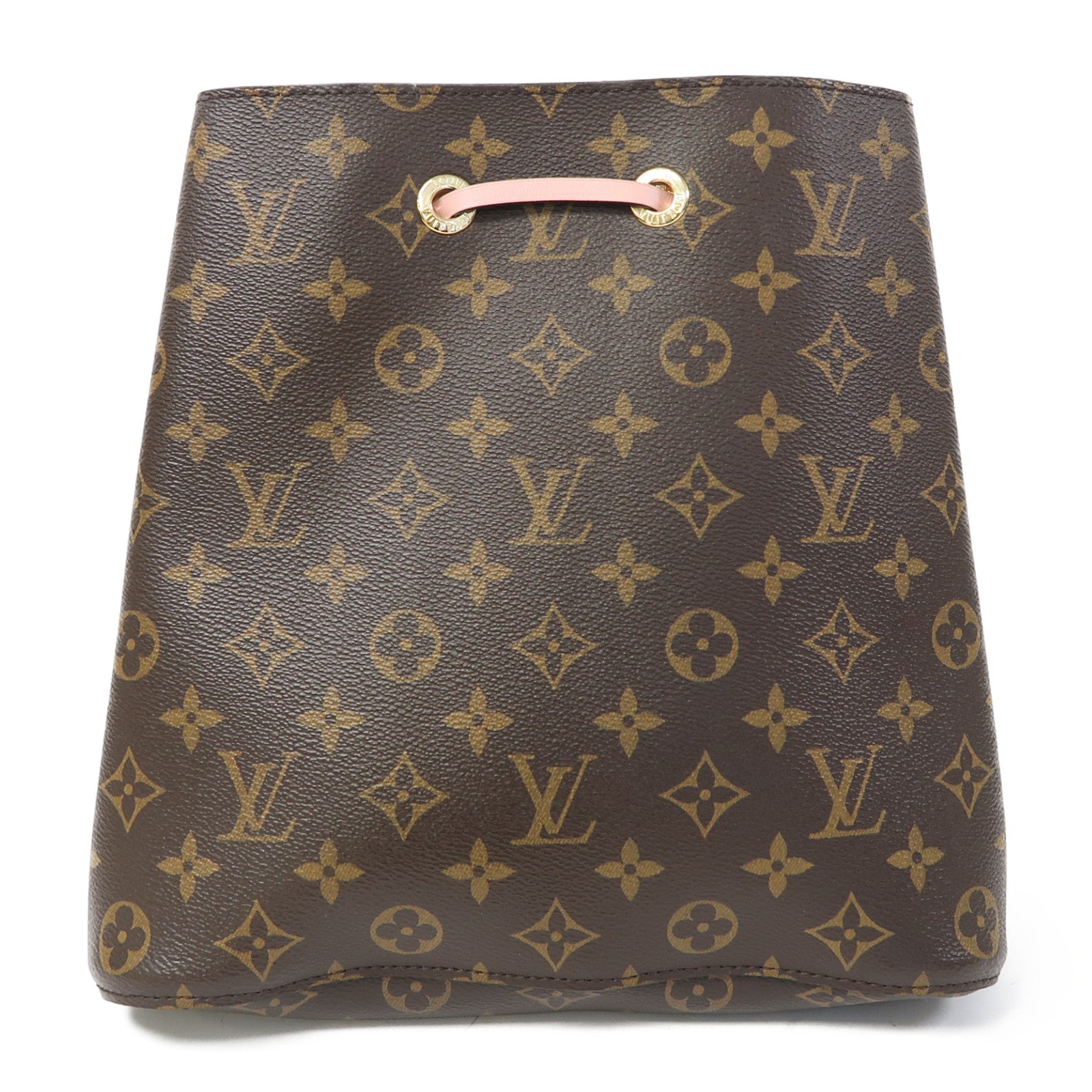 LOUIS VUITTON Monogram Neo Noe MM金扣肩背袋啡色