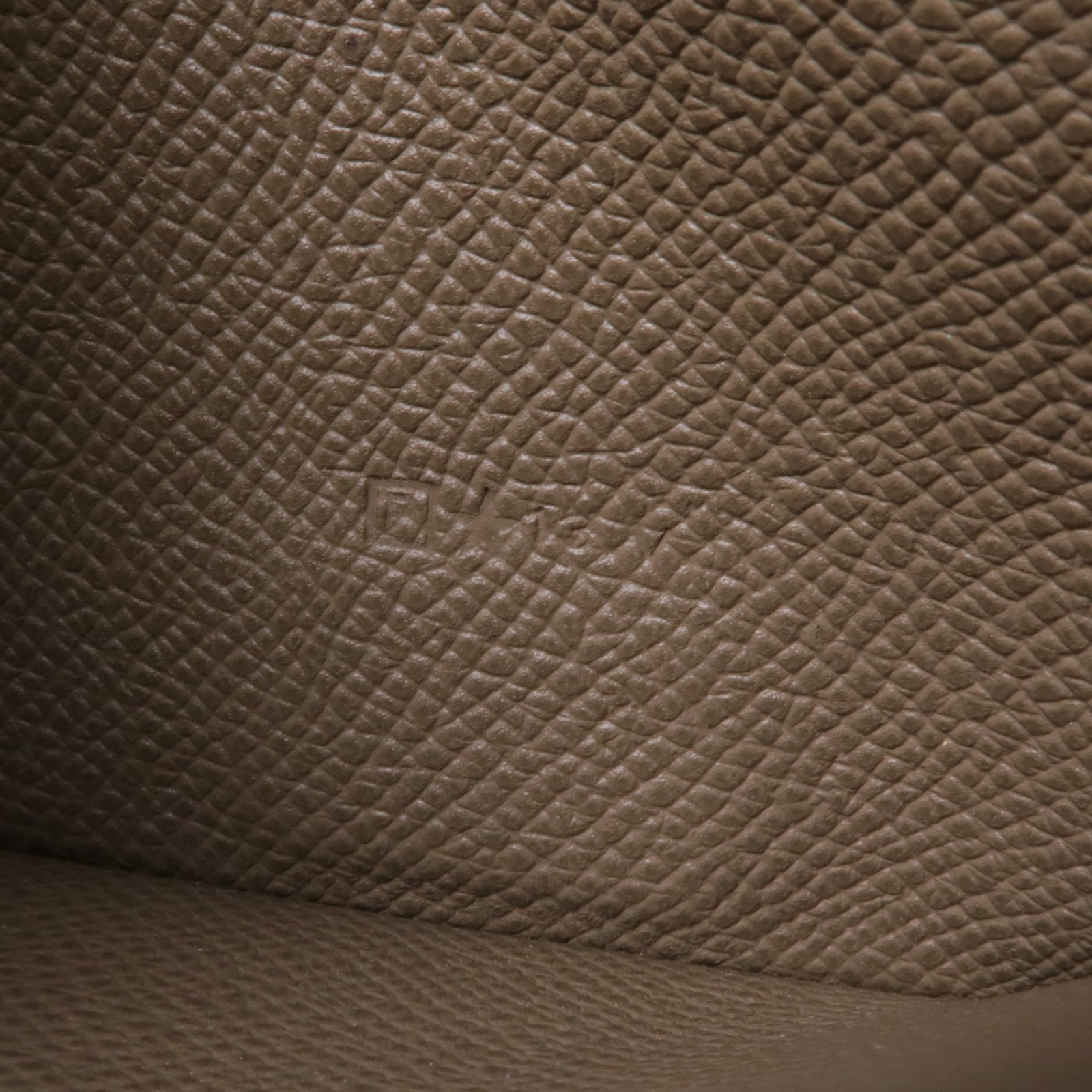 HERMES PHW Bearn Tri-fold Long Wallet Epsom Leather Q5 Rouge Casaque