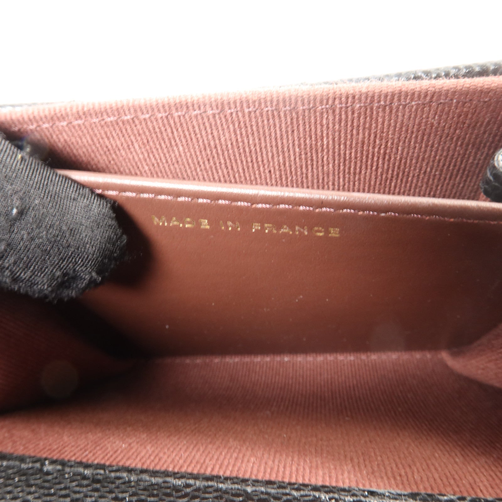 CHANEL 牛皮皮革Classic Small Flap Wallet金扣卡片套