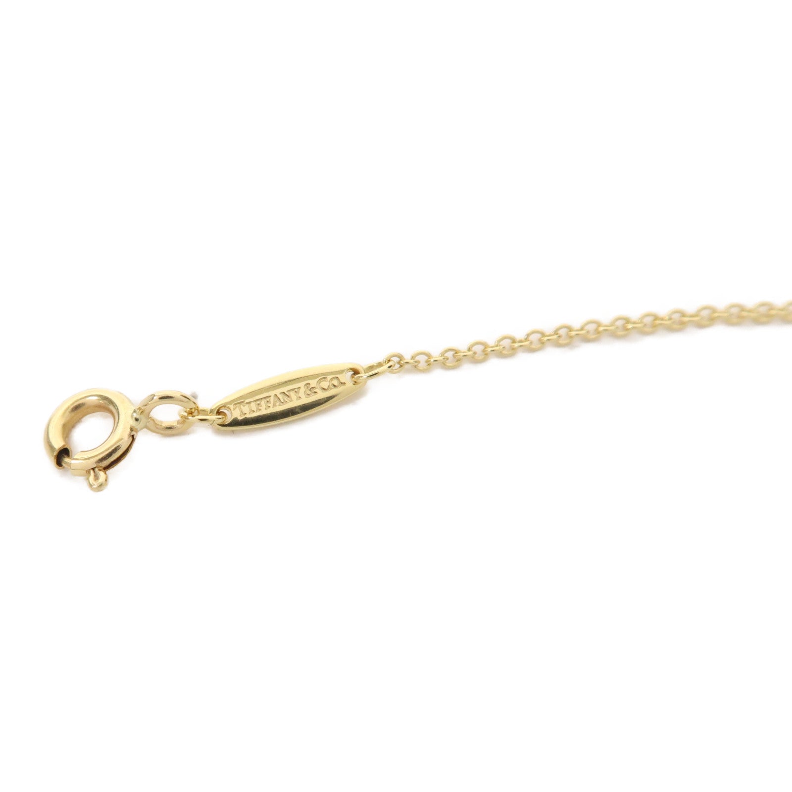 TIFFANY＆CO 18K黃金Elsa Peretti Necklace項鍊金色