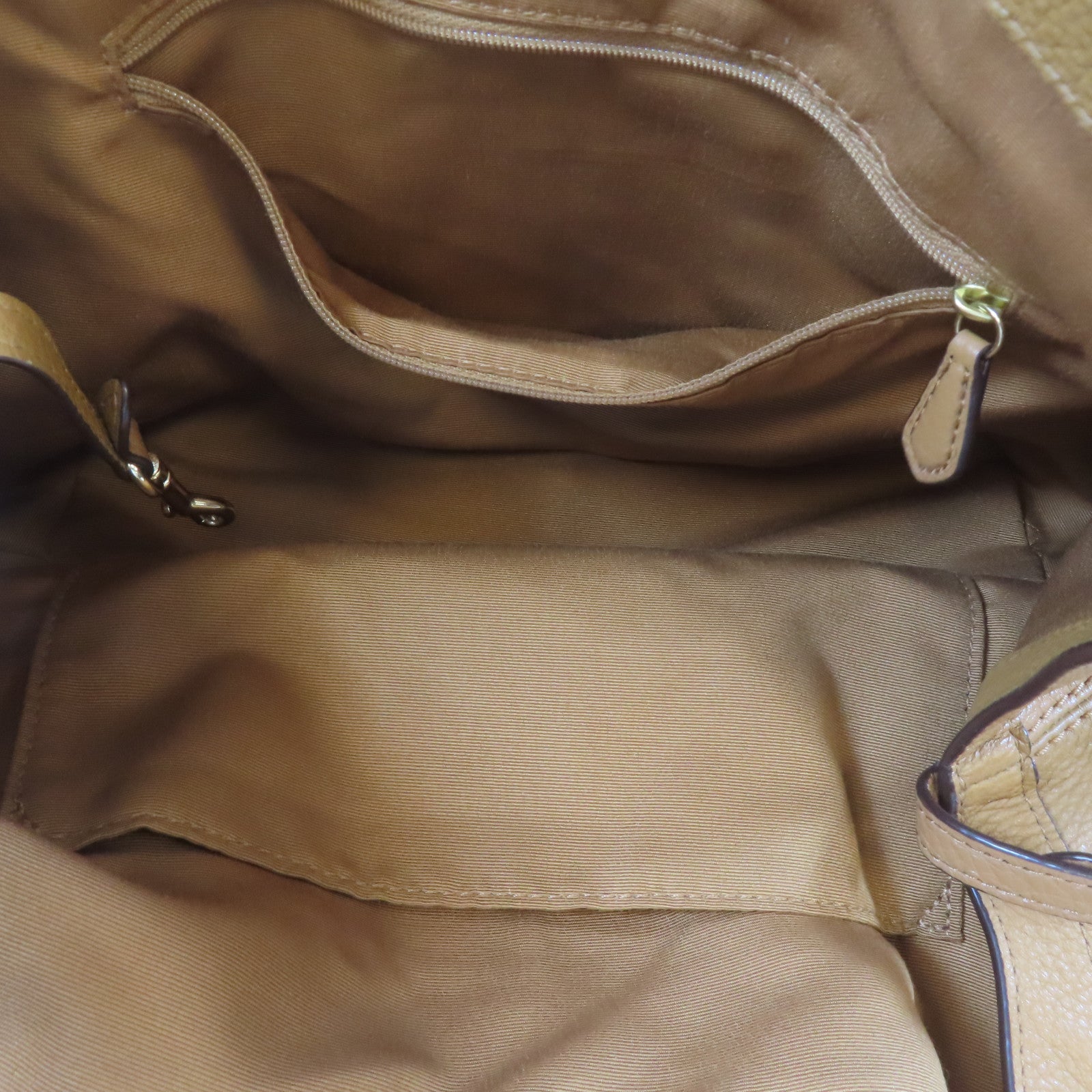 COACH 牛皮皮革Lexy Shoulder Bag金扣手挽肩背兩用袋啡色