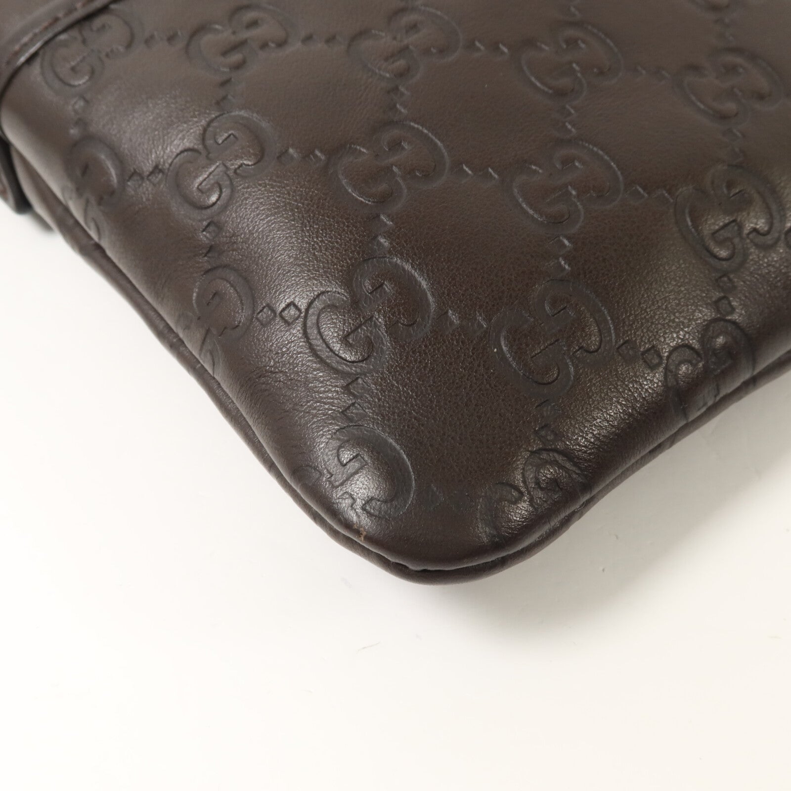 GUCCI 牛皮皮革Guccissima Mini Messenger肩背袋