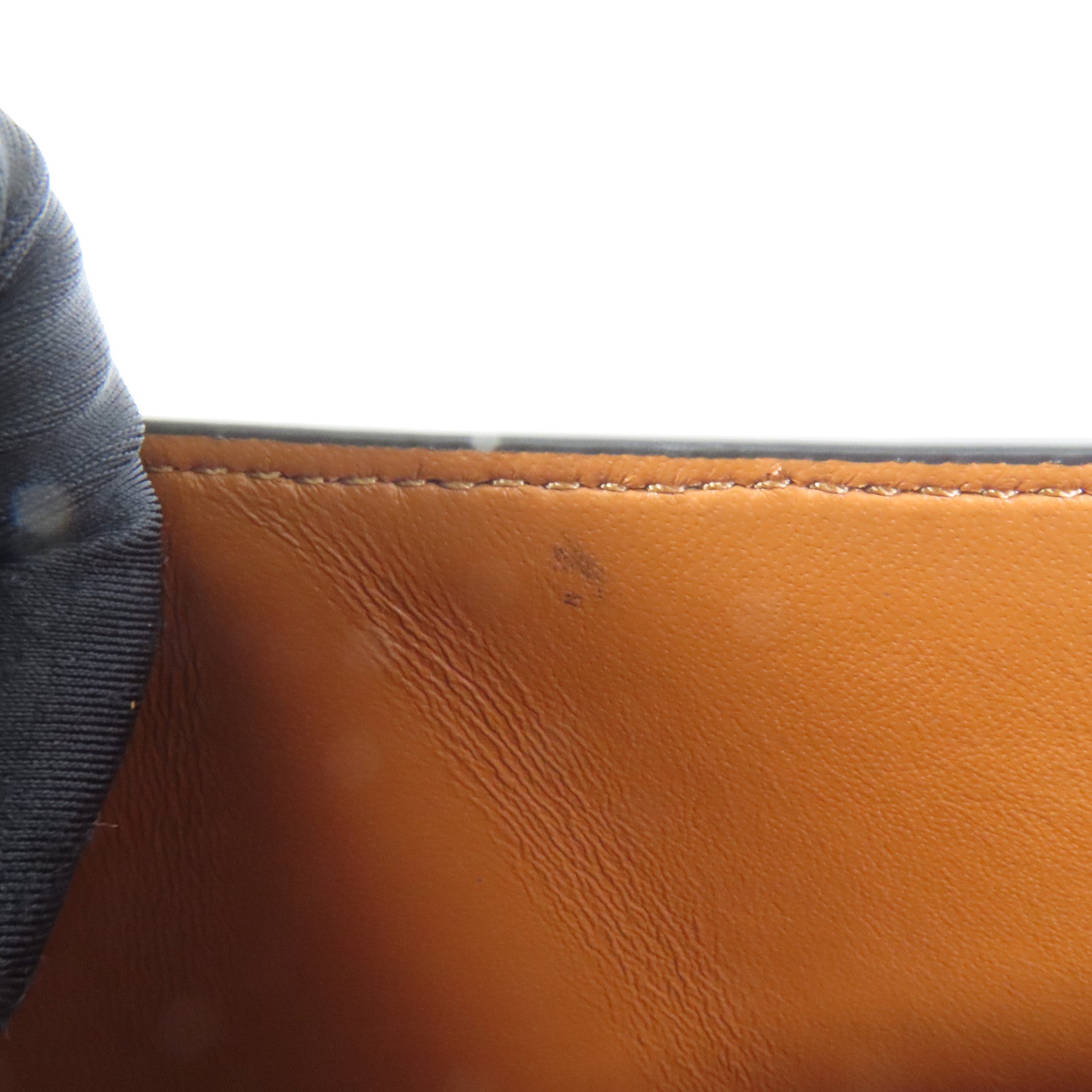 COACH 毛皮皮革Shoulder Bag銀扣肩背袋