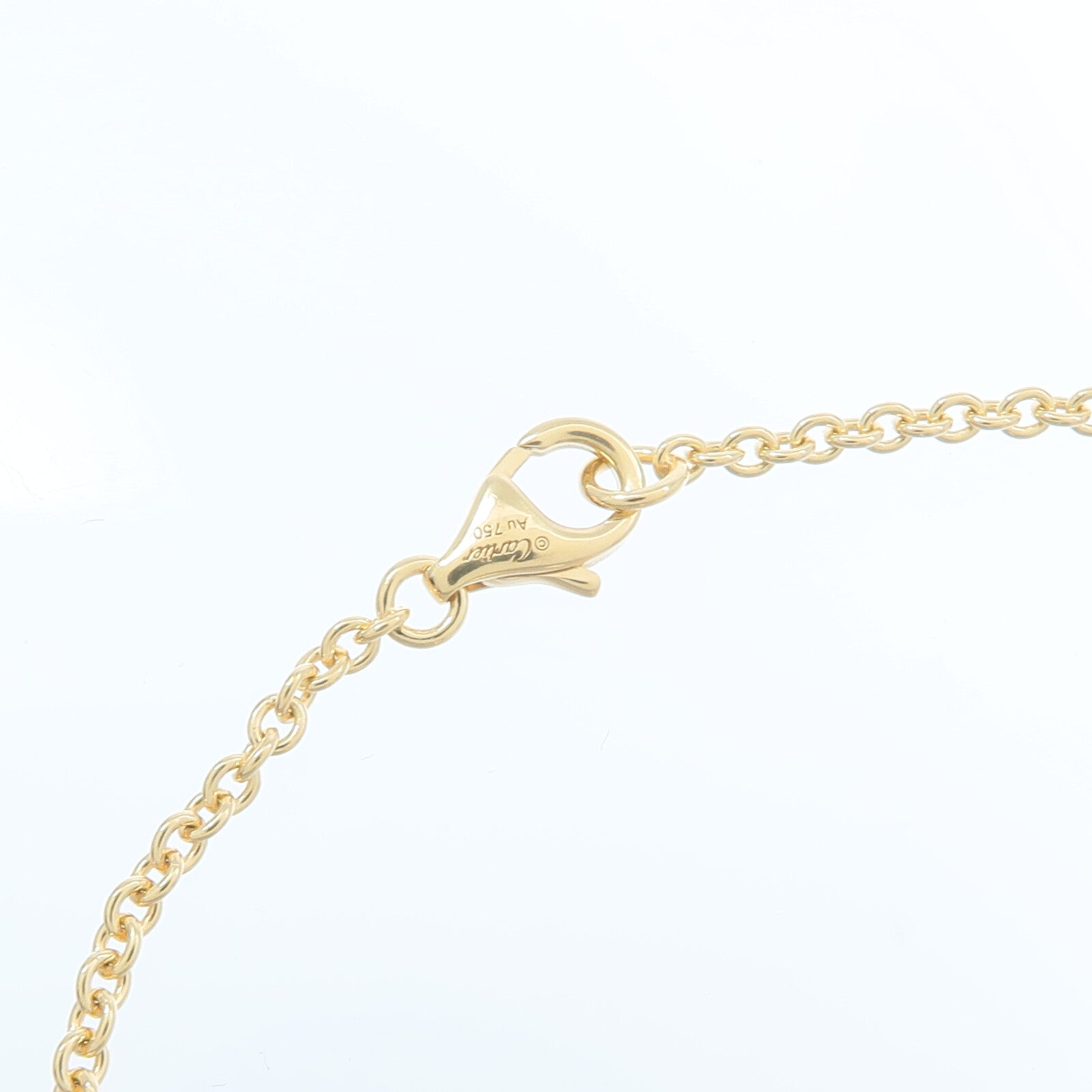CARTIER 18K黃金Love Bracelet On Chain手鏈