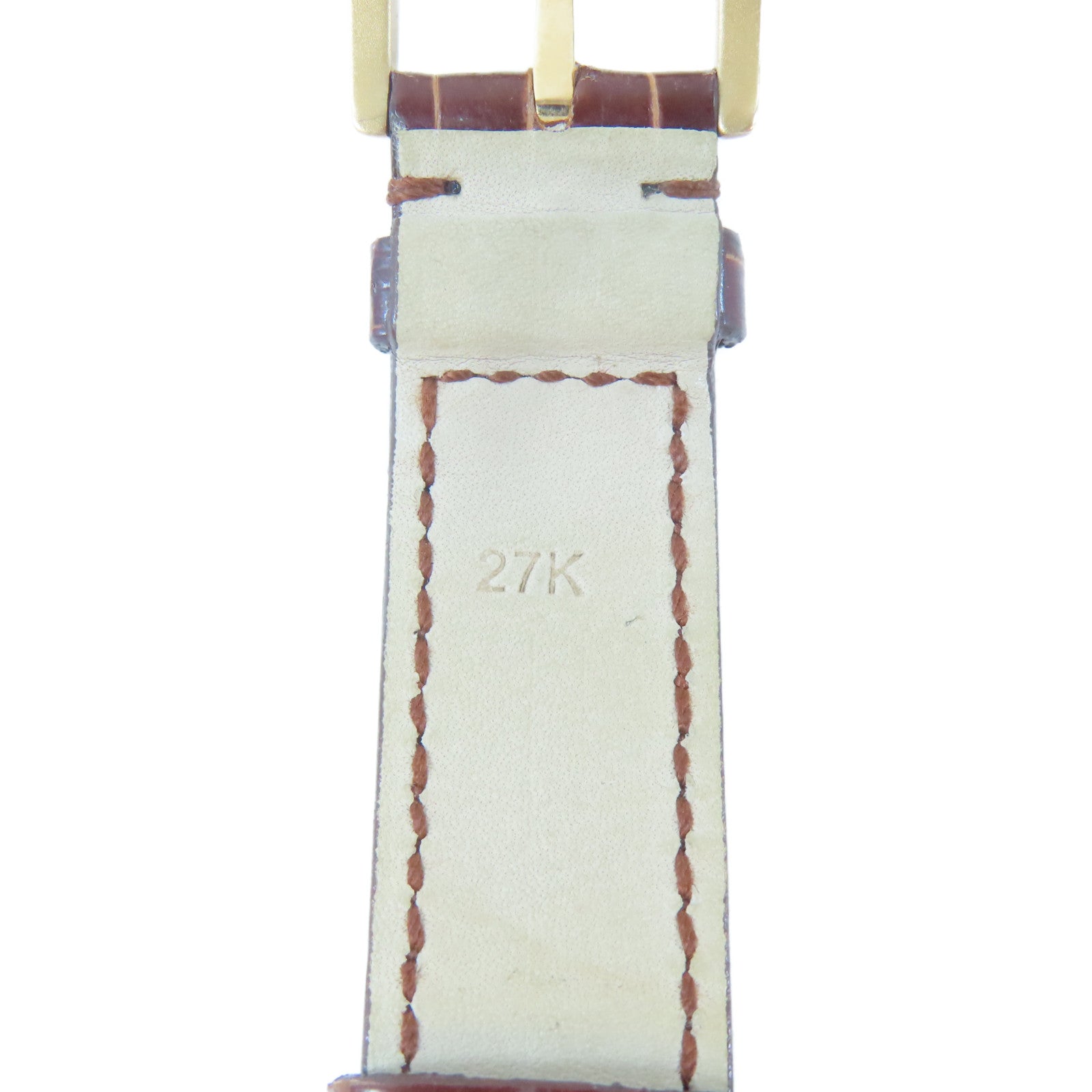 FRANCK MULLER Long Island 18K黃金手錶石英機芯白色