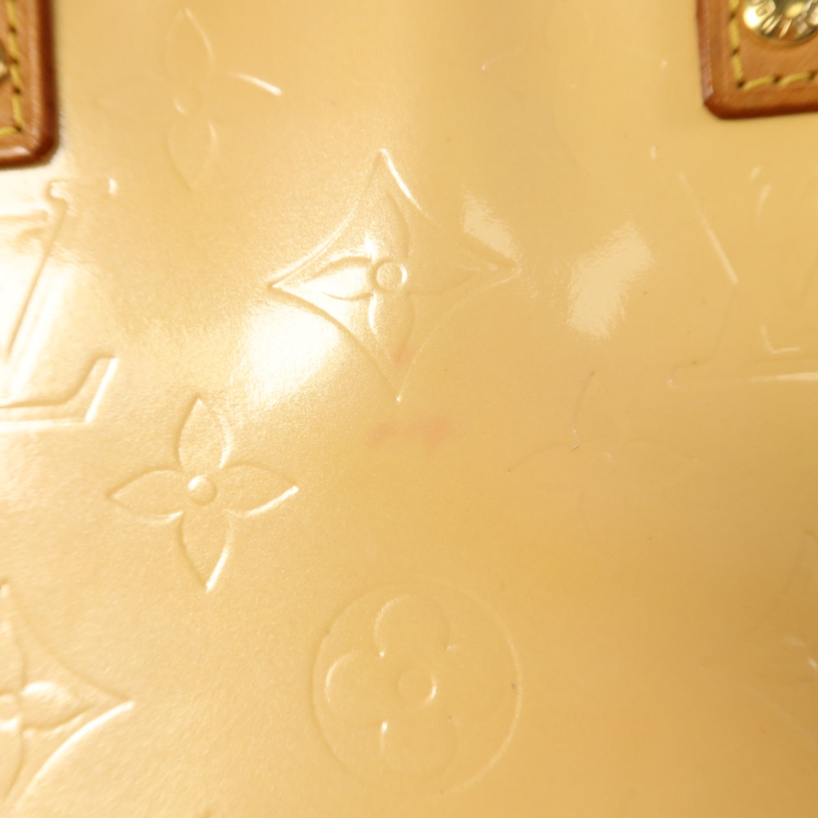 LOUIS VUITTON Vernis Reade PM金扣手挽袋